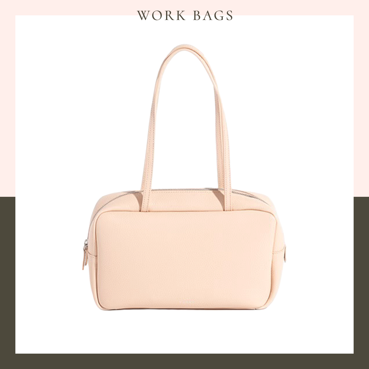 【ヤーキ】の長方形フォルムのボックス型ハンドバッグ