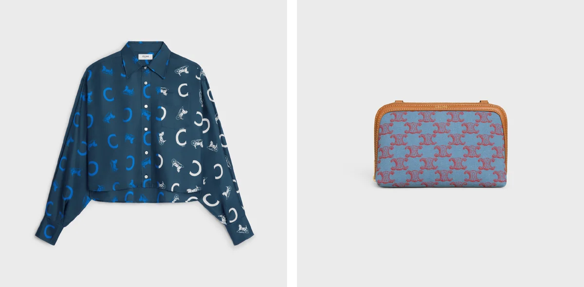 セリーヌ「エテ・セリーヌ 2026 ポップアップ」ラインナップ、シャツとチェーン クラッチ