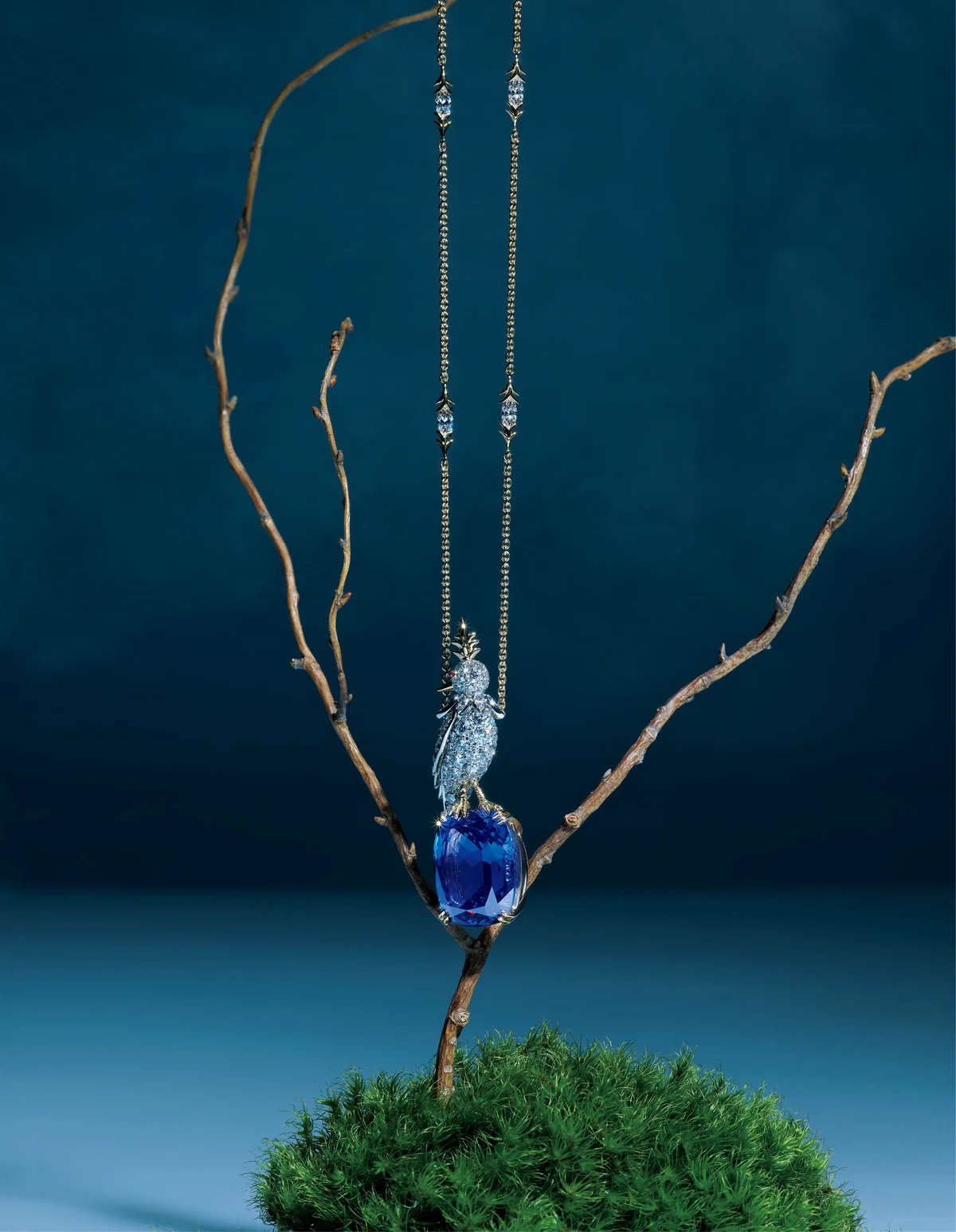 ティファニー　ペンダント「バード オン ア ロック」