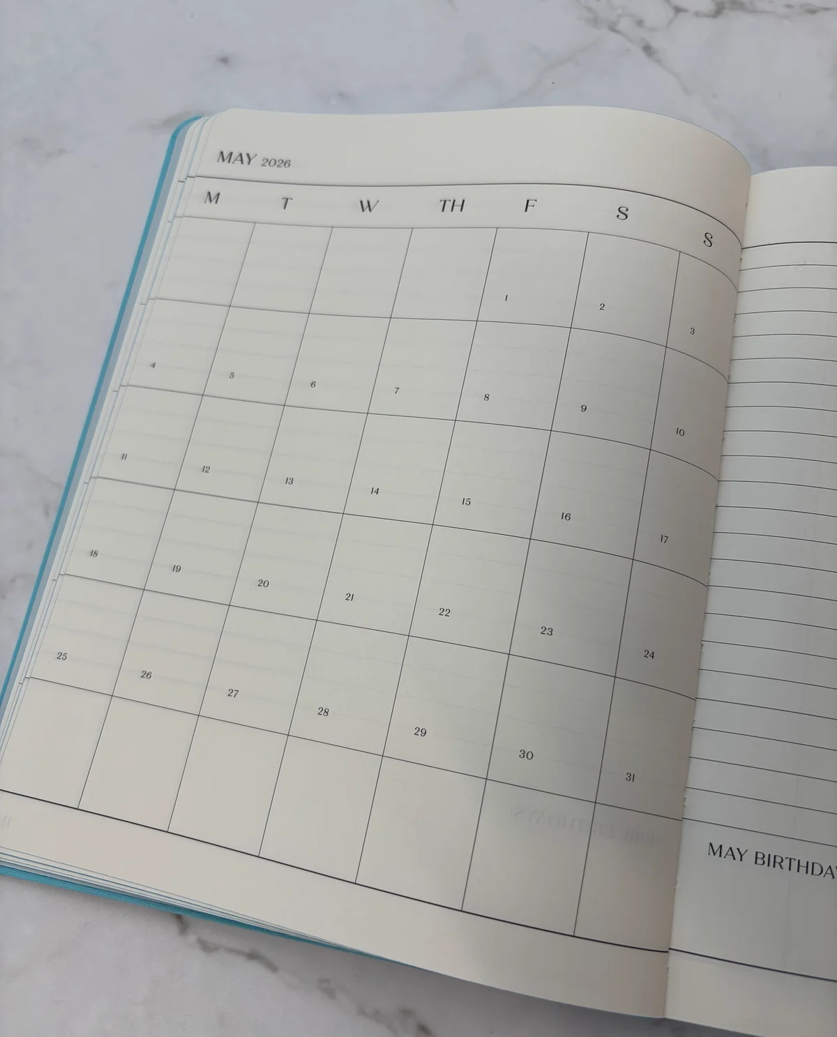 手帳　ダイアリー　2026年　ソフィア・コッポラ　中身