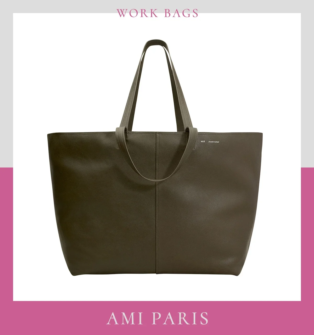 アミ パリス　トートバッグ　バッグ〈H38.5×W45×D21.5cm〉￥280,500