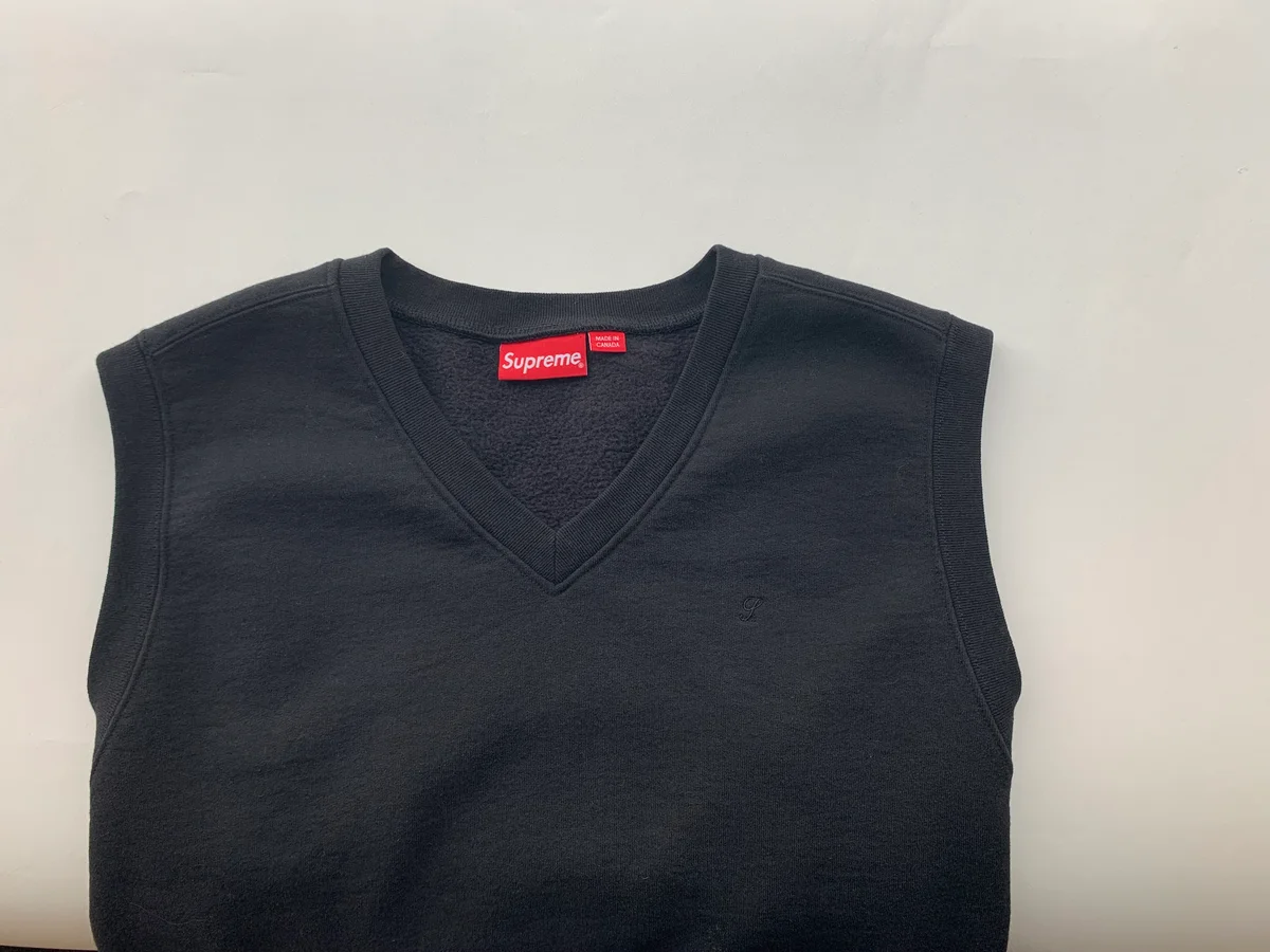 Supreme スウェットベスト size M-