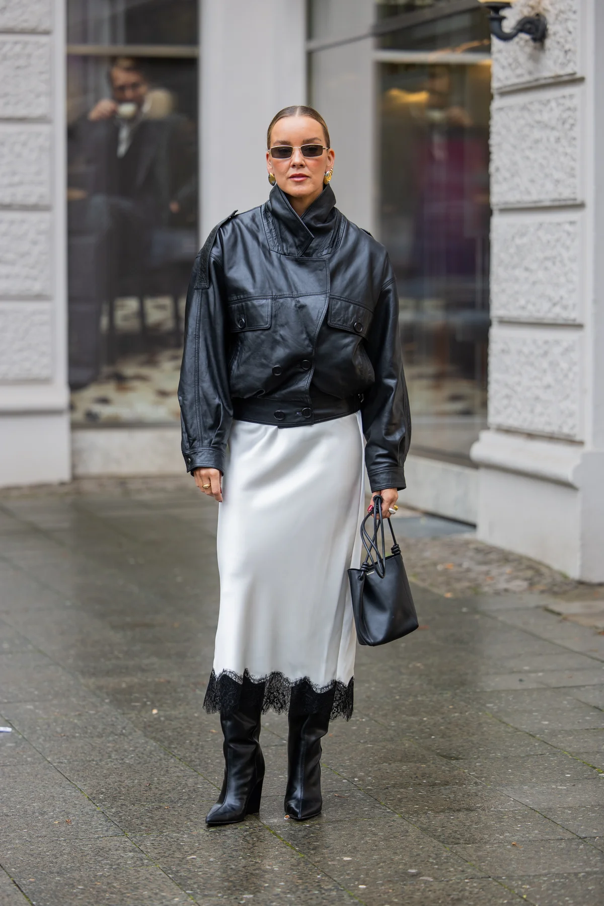 レーススカートを使ったスタイリング