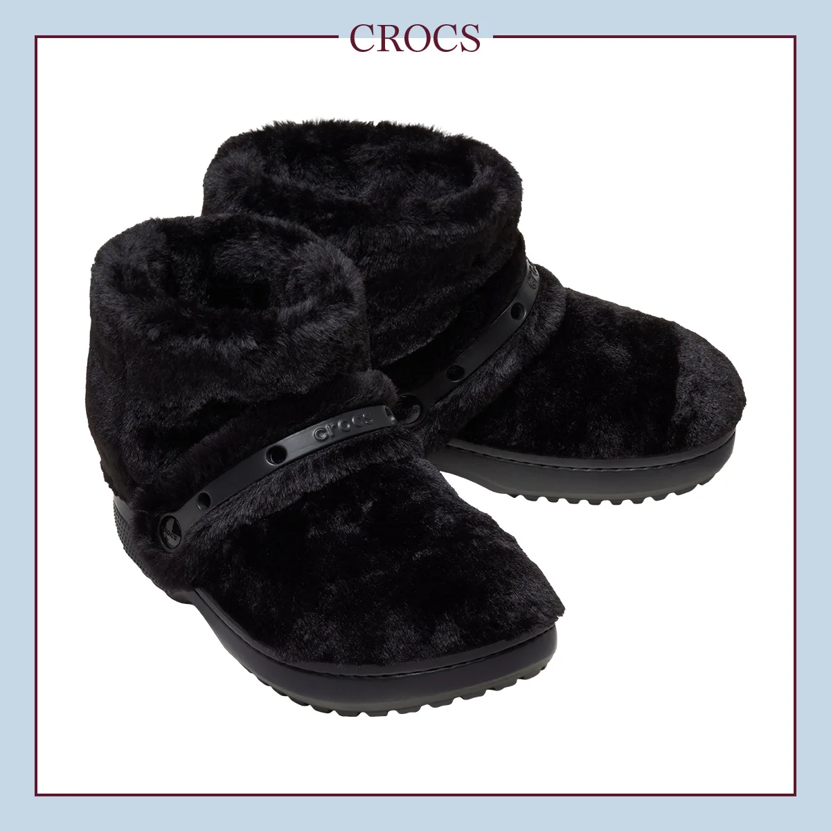 2026年冬におすすめのスノーブーツ（レディース）　クロックス　「25Q4 クラシック アンファーゲッタブル ブーツ」¥11,000