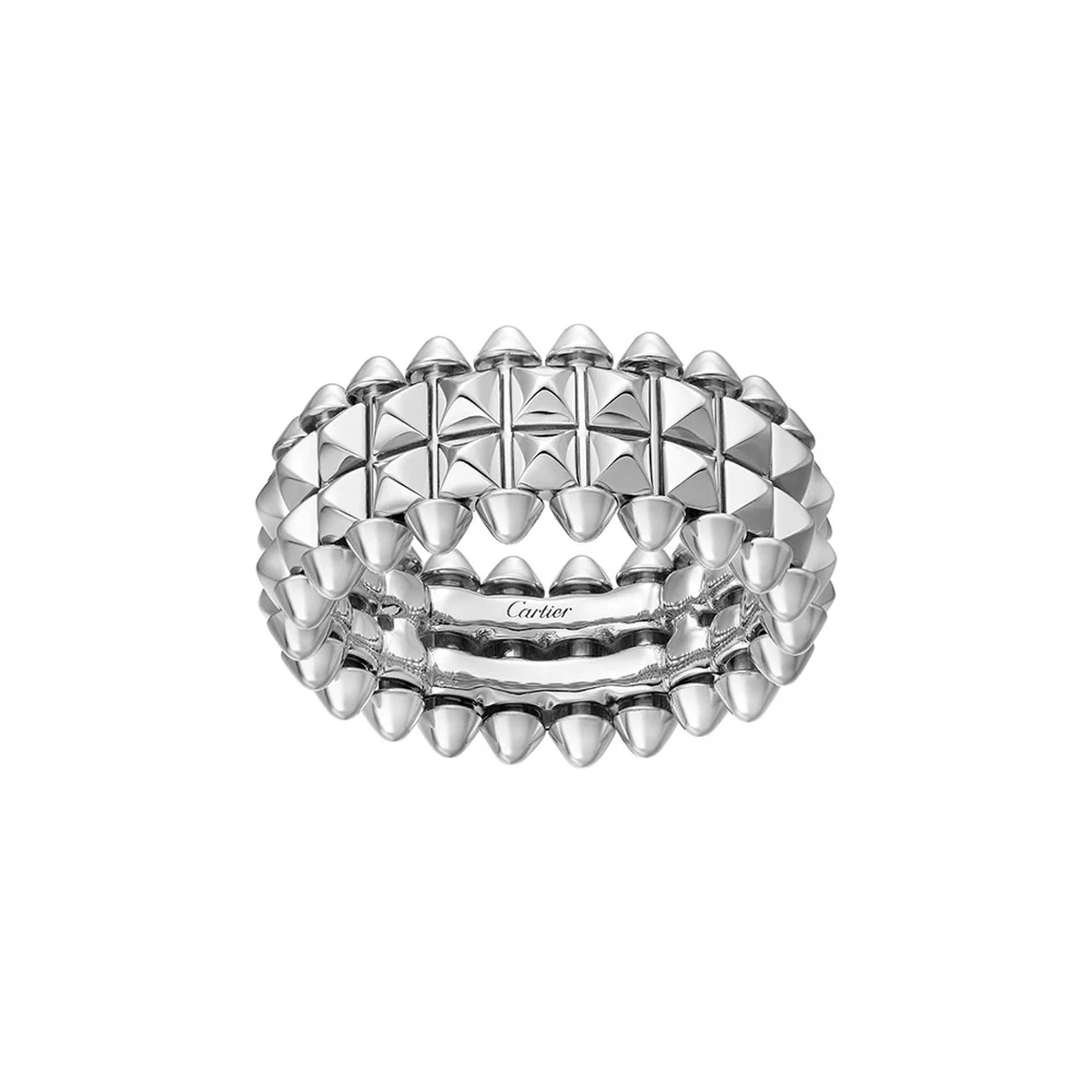 Cartier「クラッシュ ドゥ カルティエ」リング〈WG〉