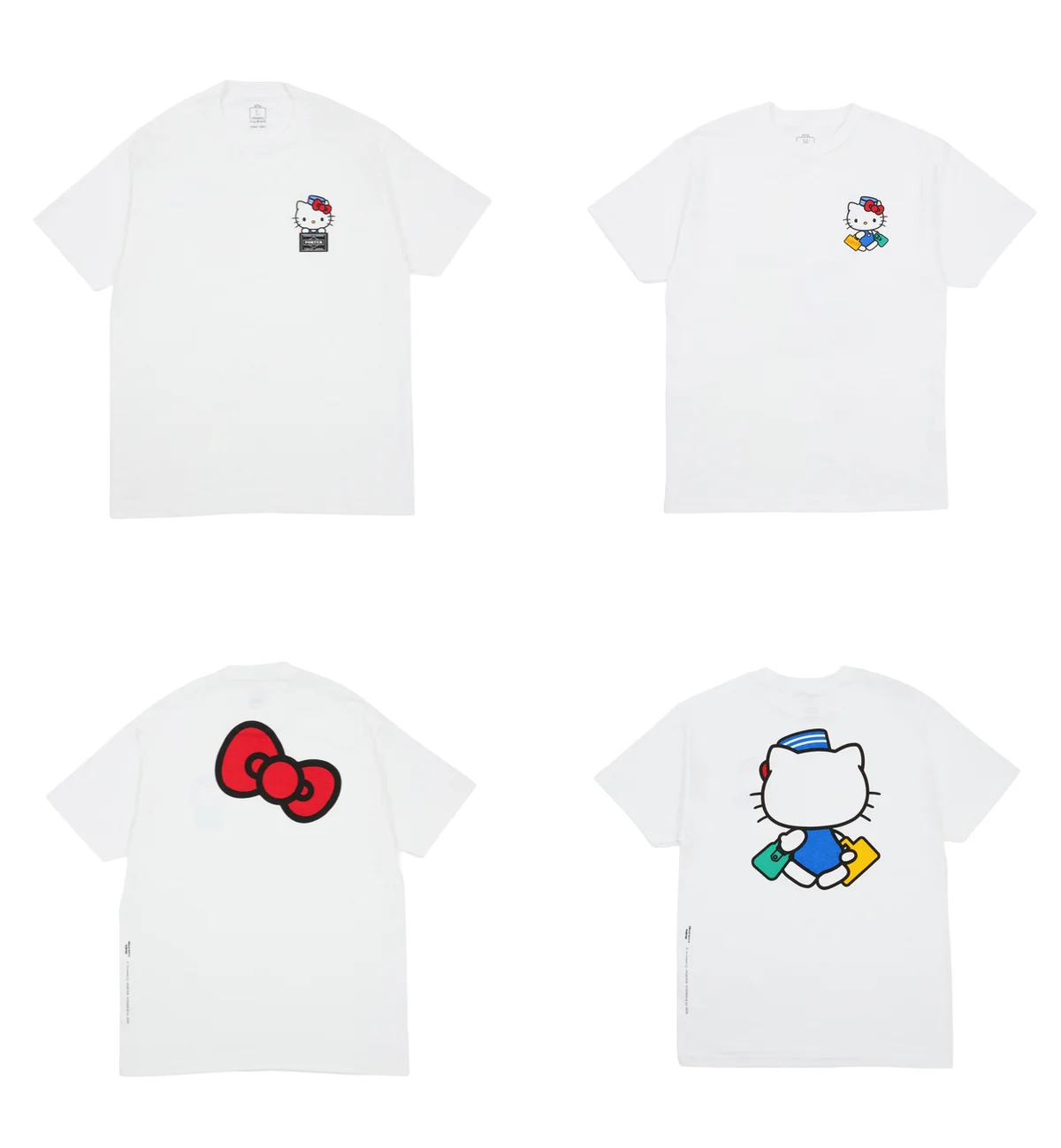 ポーター×ハローキティのコラボレーションTシャツ