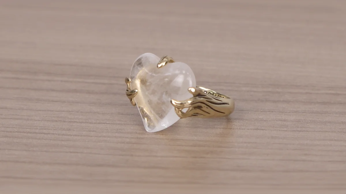 SPUR エディターベストバイ ゴッサンス パリのハート型リング「Coeur Précieux Ring」