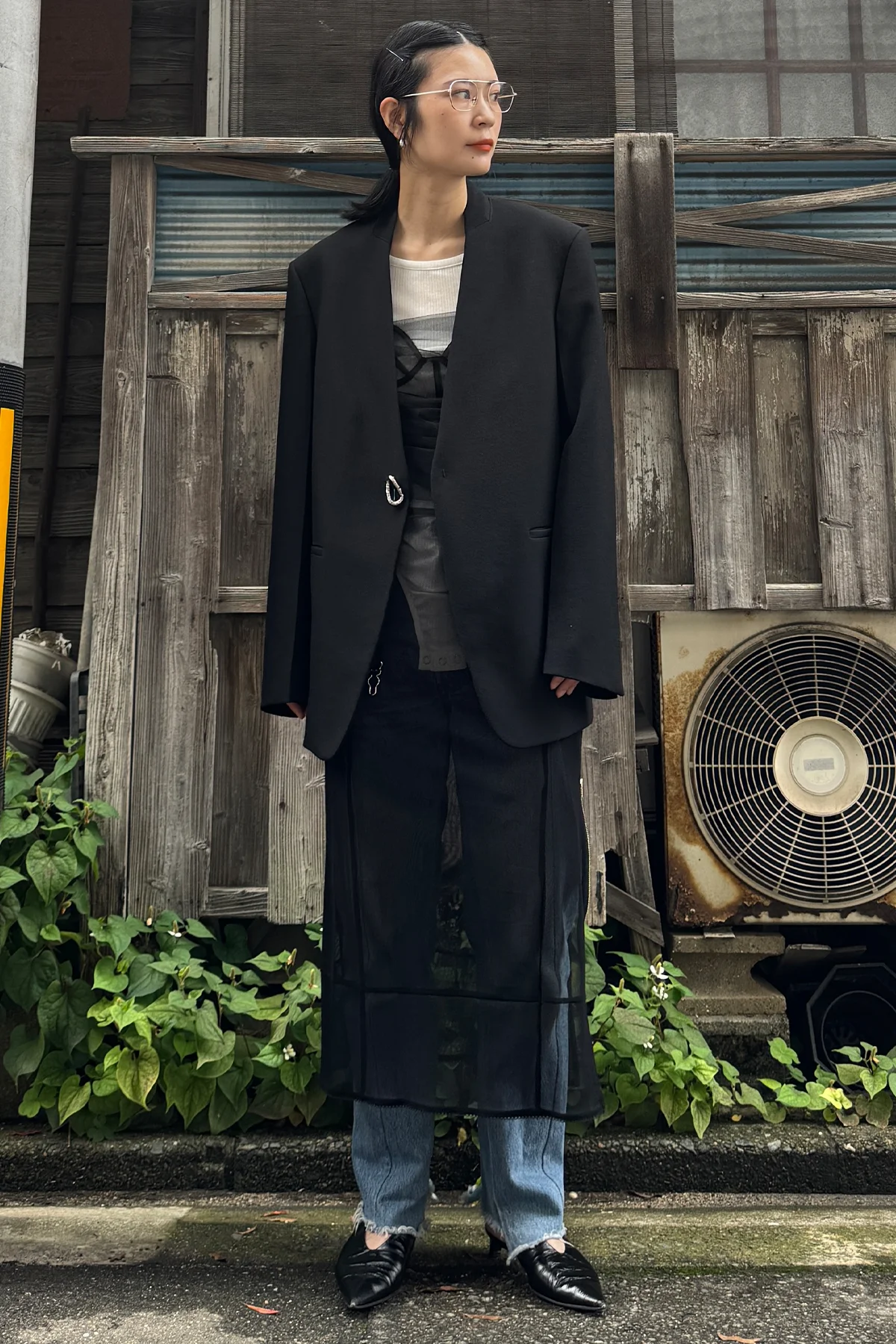 セルフスナップ　ライトアウター　ジャケット　ジル サンダー　JIL SANDER