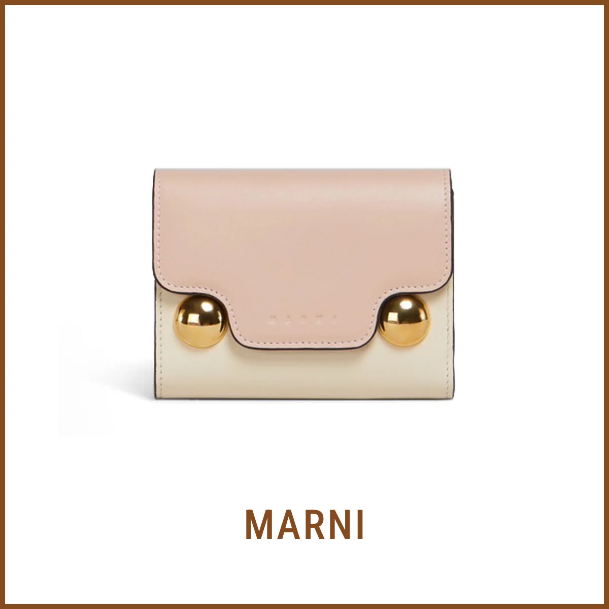 マルニ　MARNI　財布　〈H9×W12×D1.5cm〉¥97,900