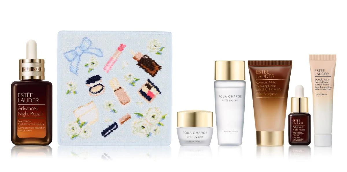 エスティ ローダー アドバンス ナイトリペア セット ￥19,250〈2026年2月13日数量限定発売〉※画像は百貨店店舗で購入した場合のセット