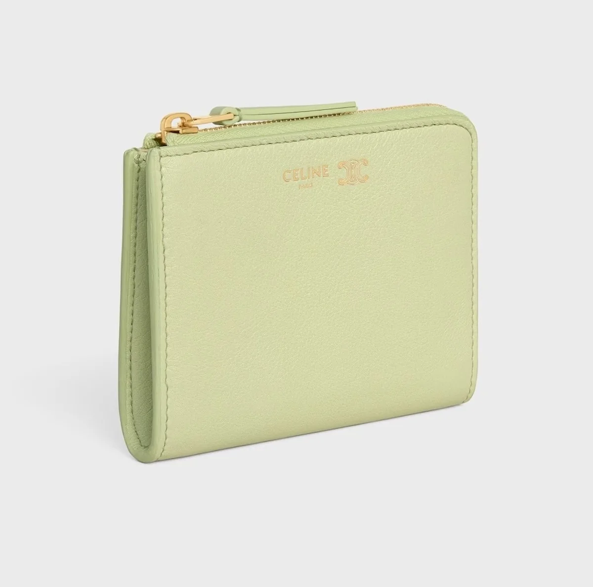 セリーヌの「フラット ジップウォレット トリオンフ スタンプ / サプル グレインドカーフスキン」のマチ