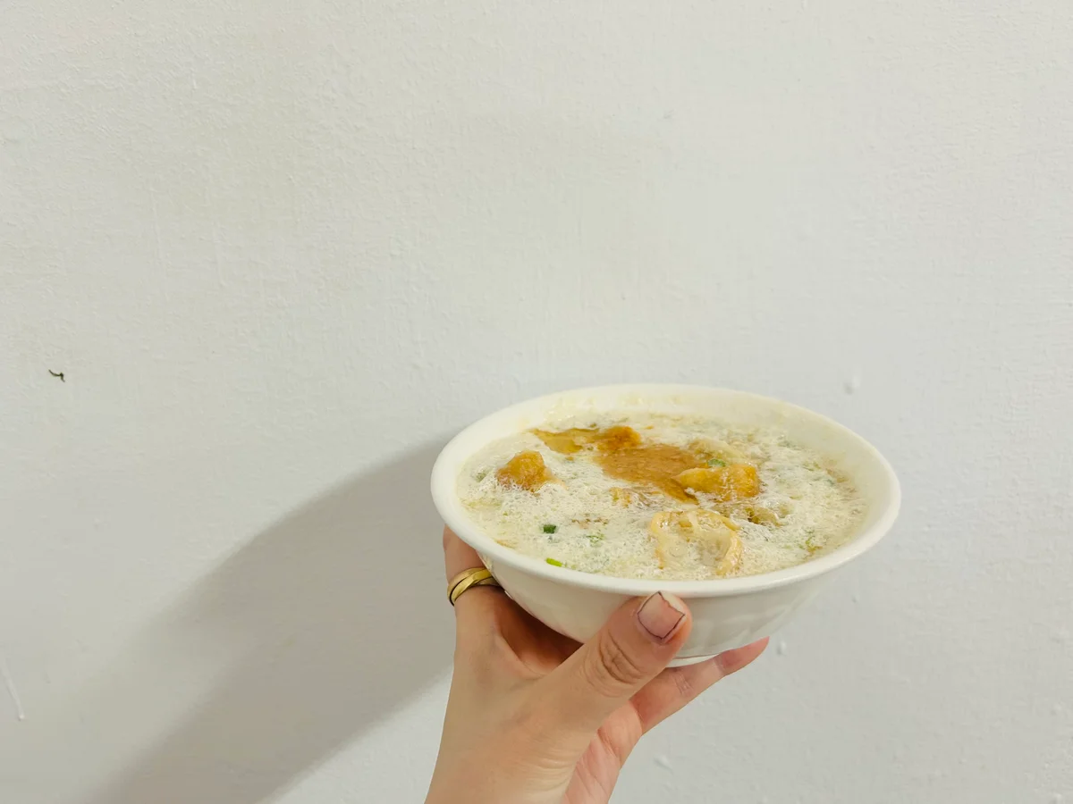 四海豆漿大王の鹹豆漿