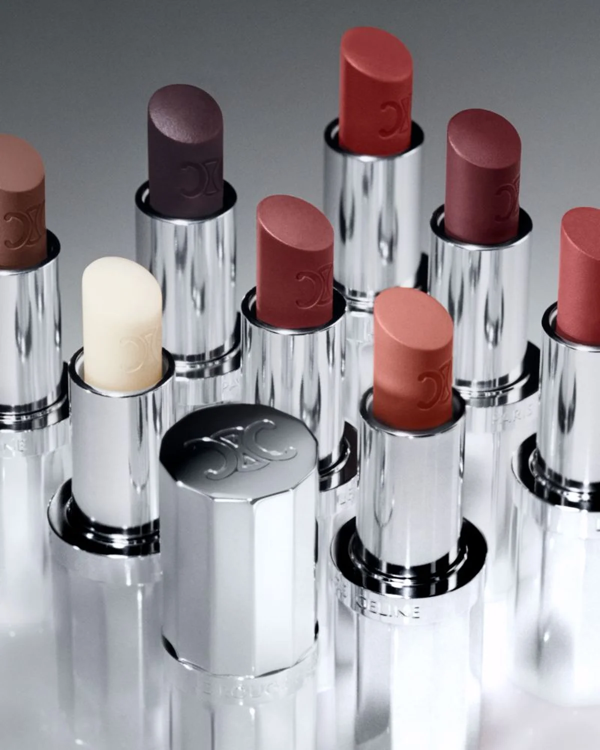 セリーヌ ボーテ ル・ルージュ・セリーヌ マット リップバーム 全8色 各￥9,460／リフィル 各￥6,160（2026年4月2日発売）