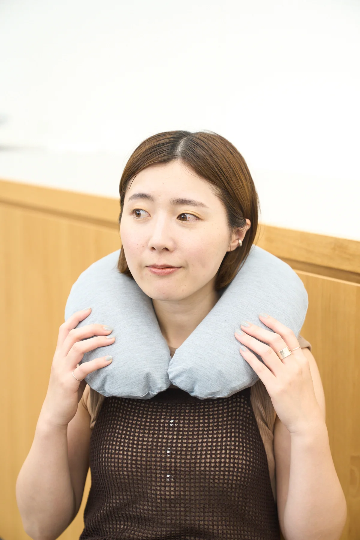 無印良品　ネッククッション