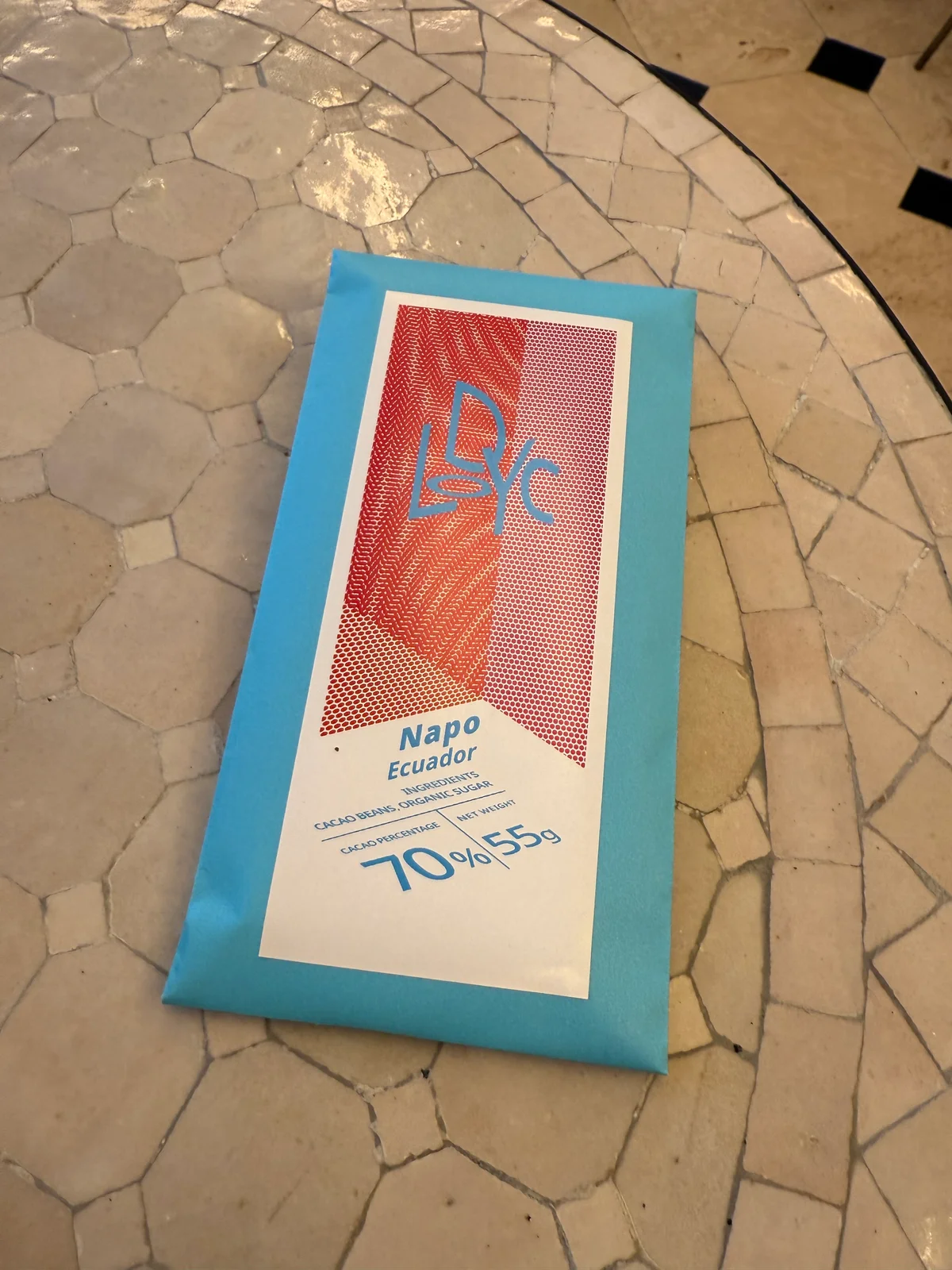 LdoDyc chocolat  タブレット Ecuador ・Napo 70%