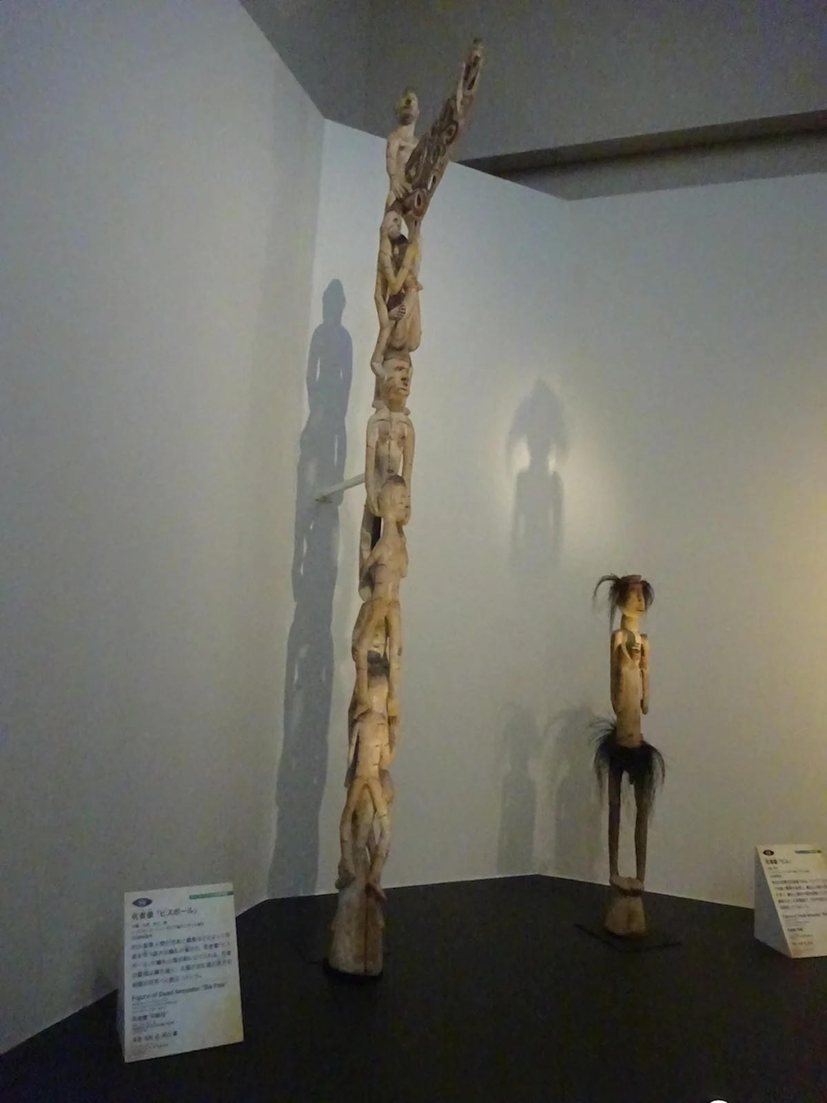 世界探検の旅展　ニューギニアの「死者像　ビスポール