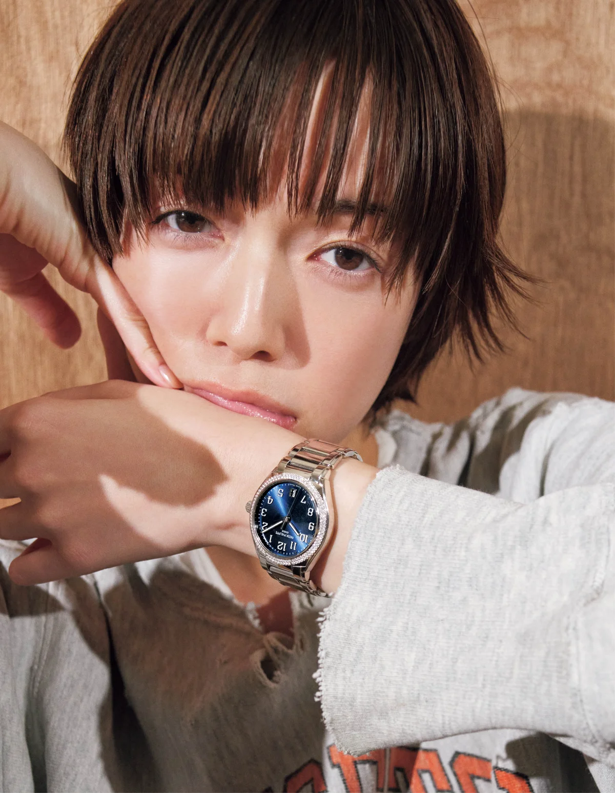 PATEK PHILIPPE Twenty~4® Automaticをつけた佐藤栞里