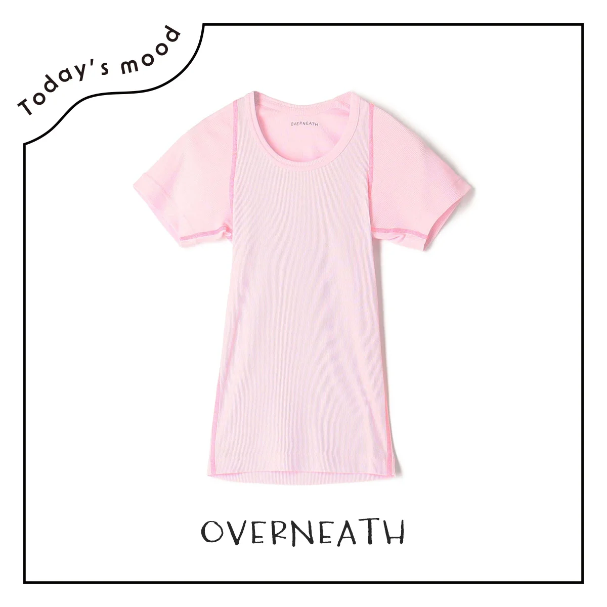 OVERNEATH × SUPER A MARKETのTシャツ【昼下がりのごきげんワードローブ】