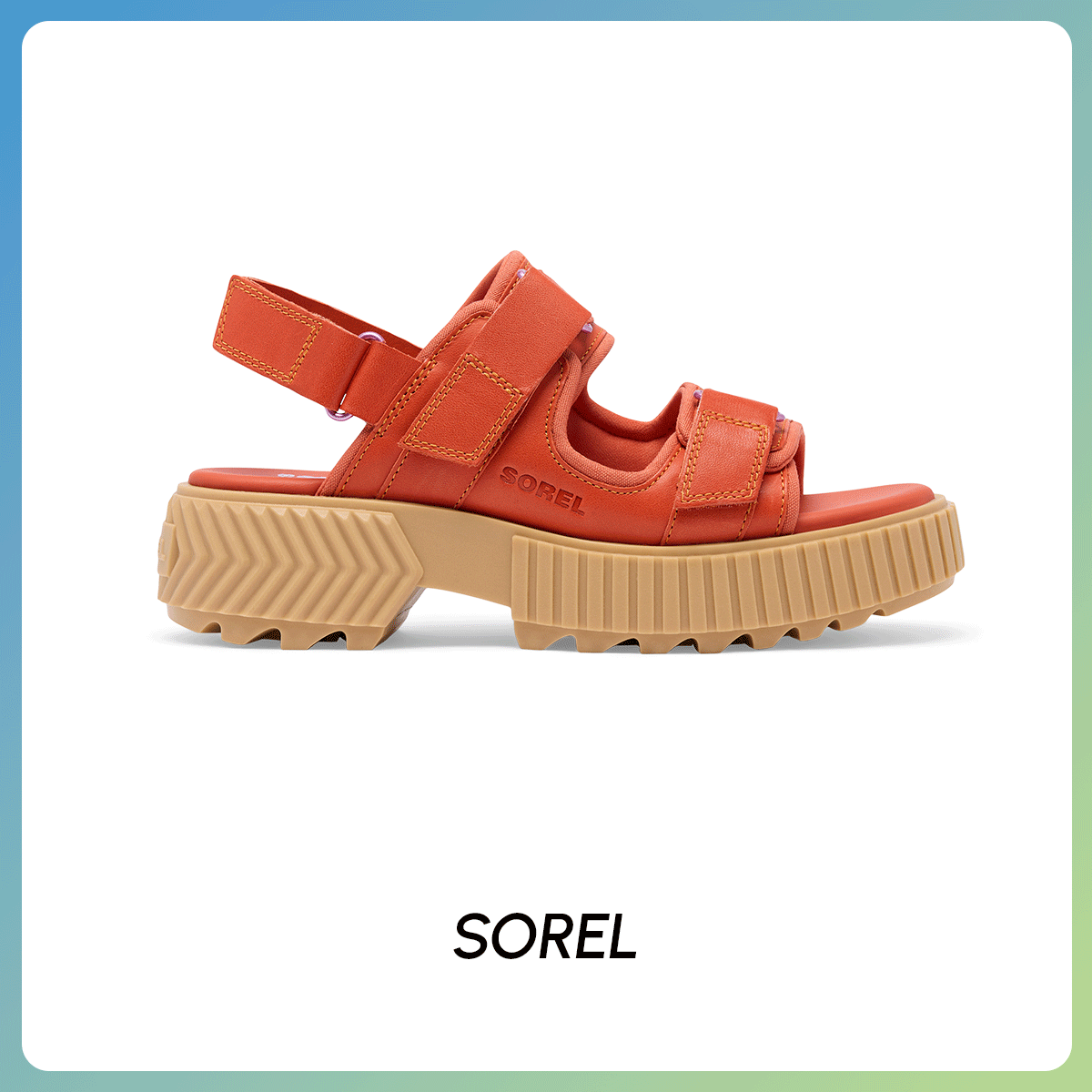 サンダル　ソレル　SOREL　「オーエヌエーアベニュー マルチストラップ ミッドサンダル」〈ヒール3cm〉¥17,600