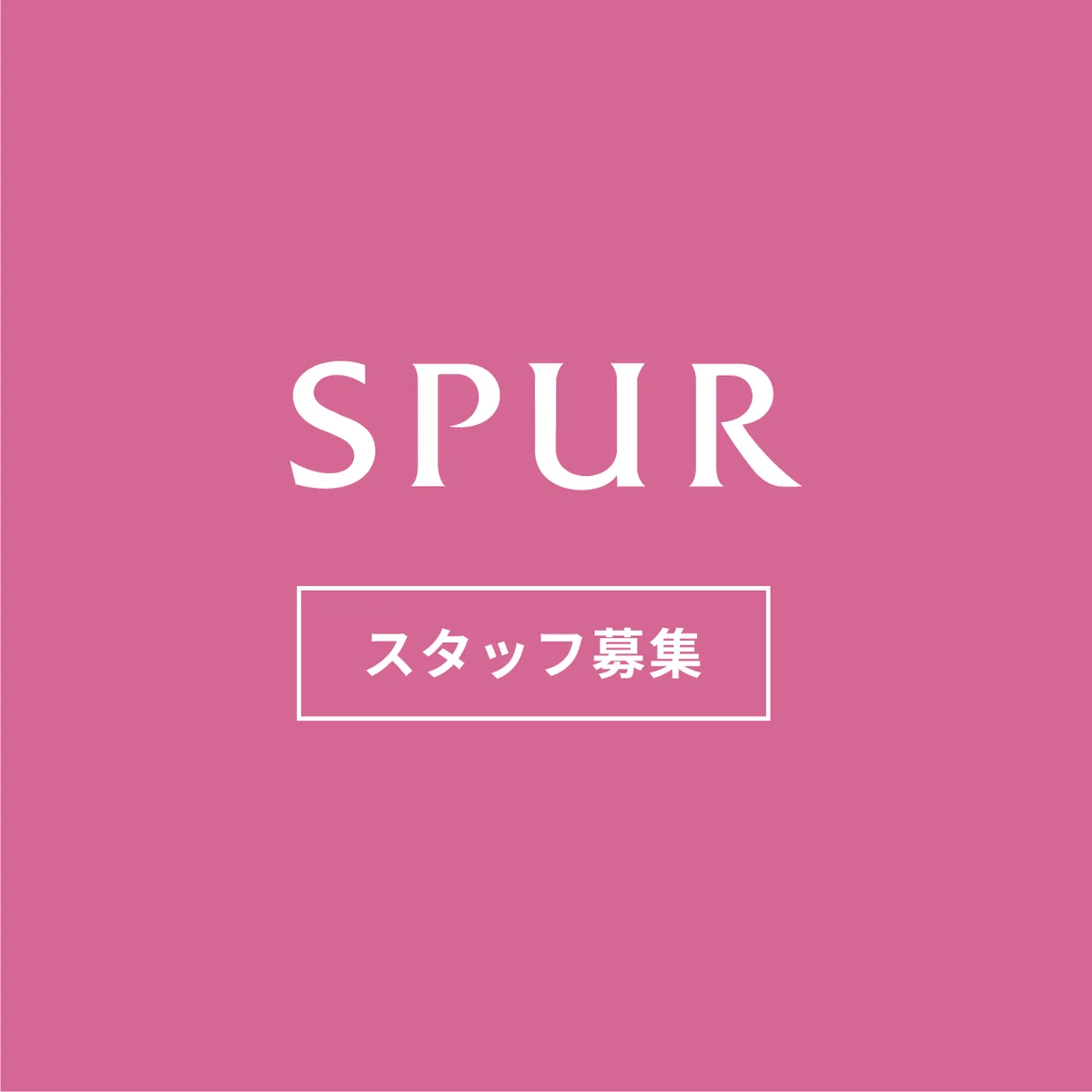 SPURスタッフ募集画像