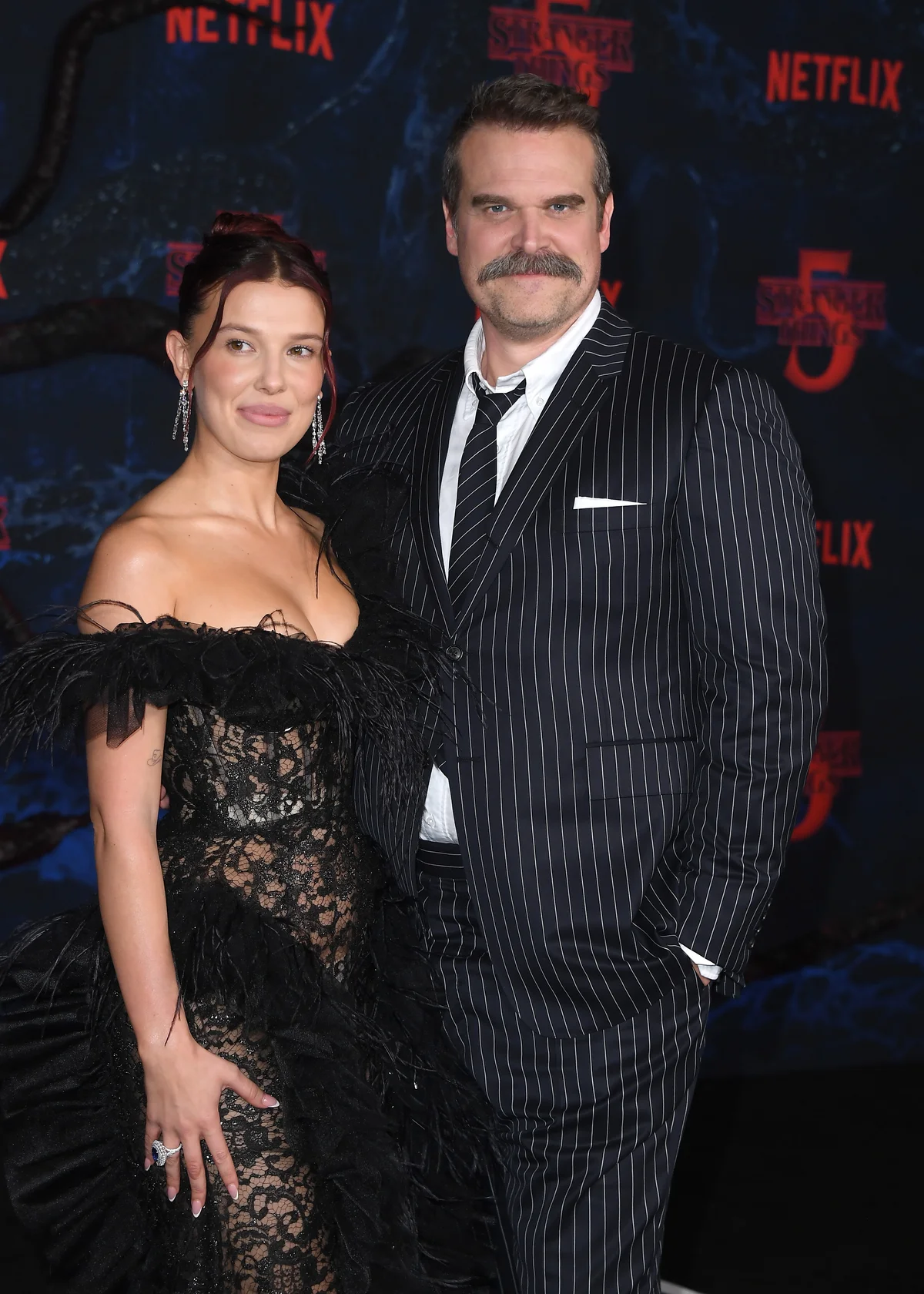 ミリー・ボビー・ブラウン、デヴィッド・ハーバー