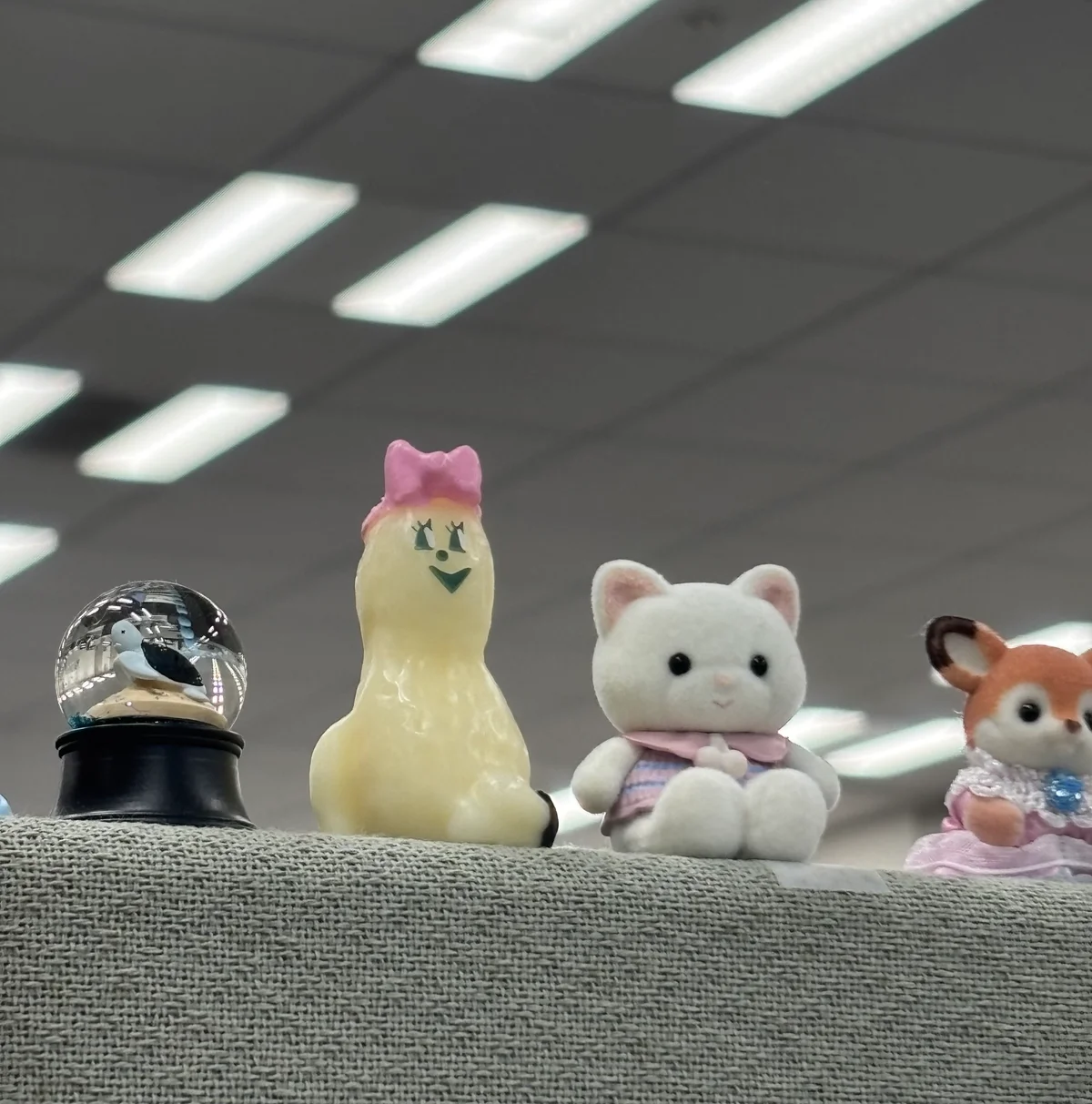 OLGA GOOSE CANDLEのキャンドルを並べたところ