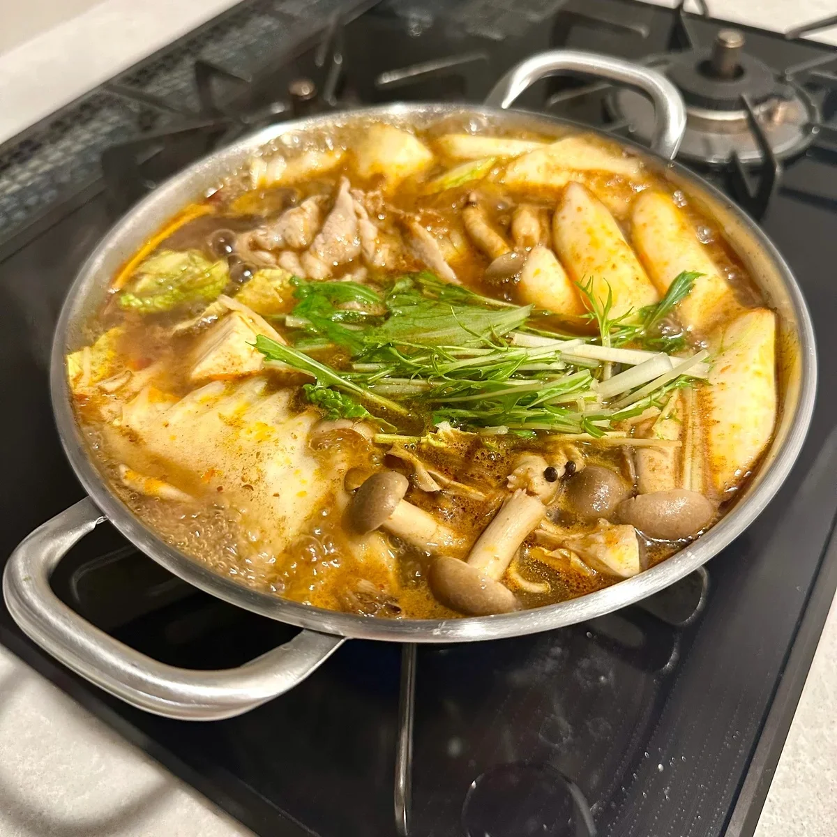 無印良品のステンレス卓上鍋