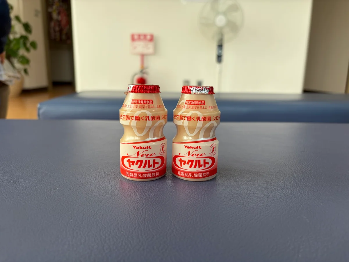 谷地頭温泉で飲んだヤクルトの画像