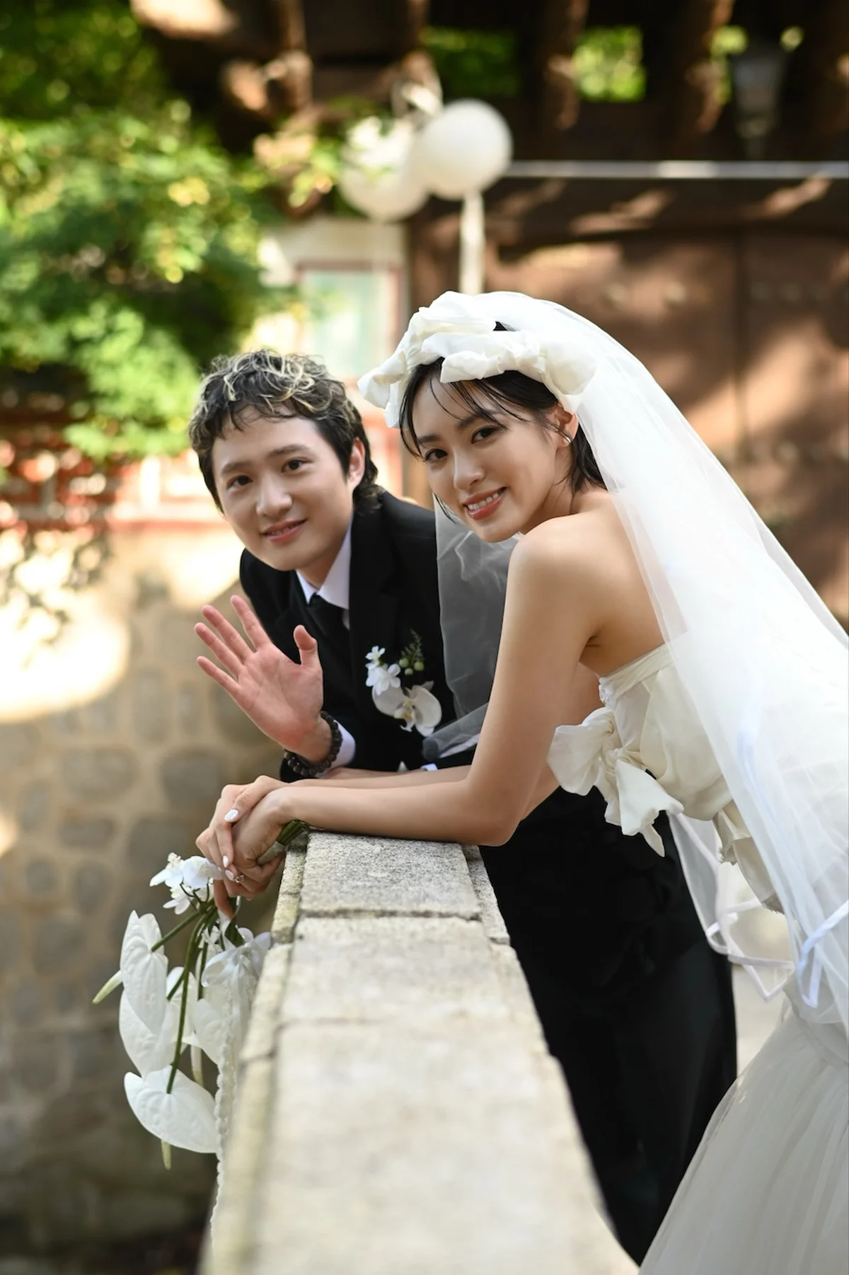 韓国・伝統家屋で結婚式を挙げた、モデルの玉村沙里奈さん