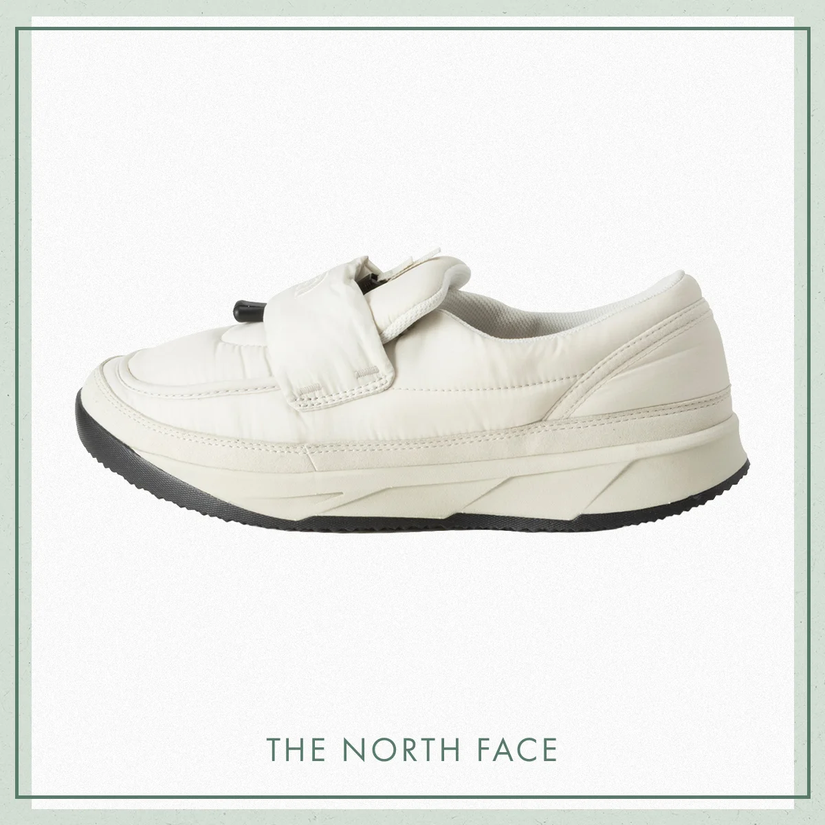 2026年トレンドのスニーカーローファー　ザ・ノース・フェイス　「ヌプシ ローファー」〈ヒール前1.5cm・中心3cm・後ろ3.3cm〉¥20,900