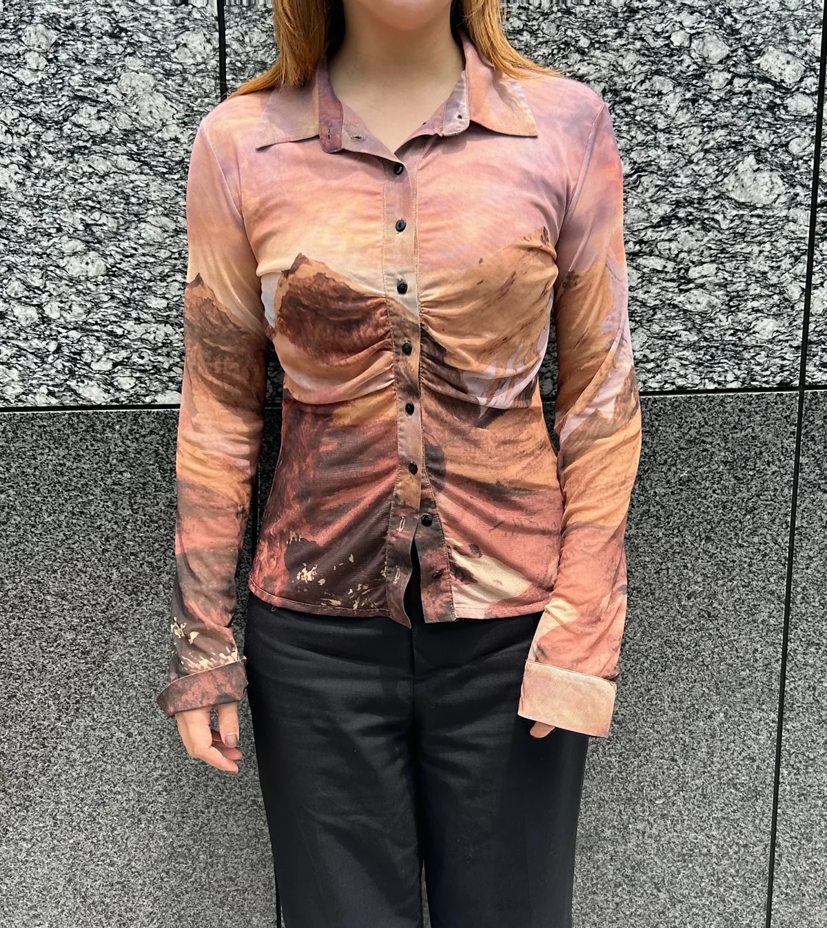デシグアル　desigual シャツ　コーディネート　スタイリング