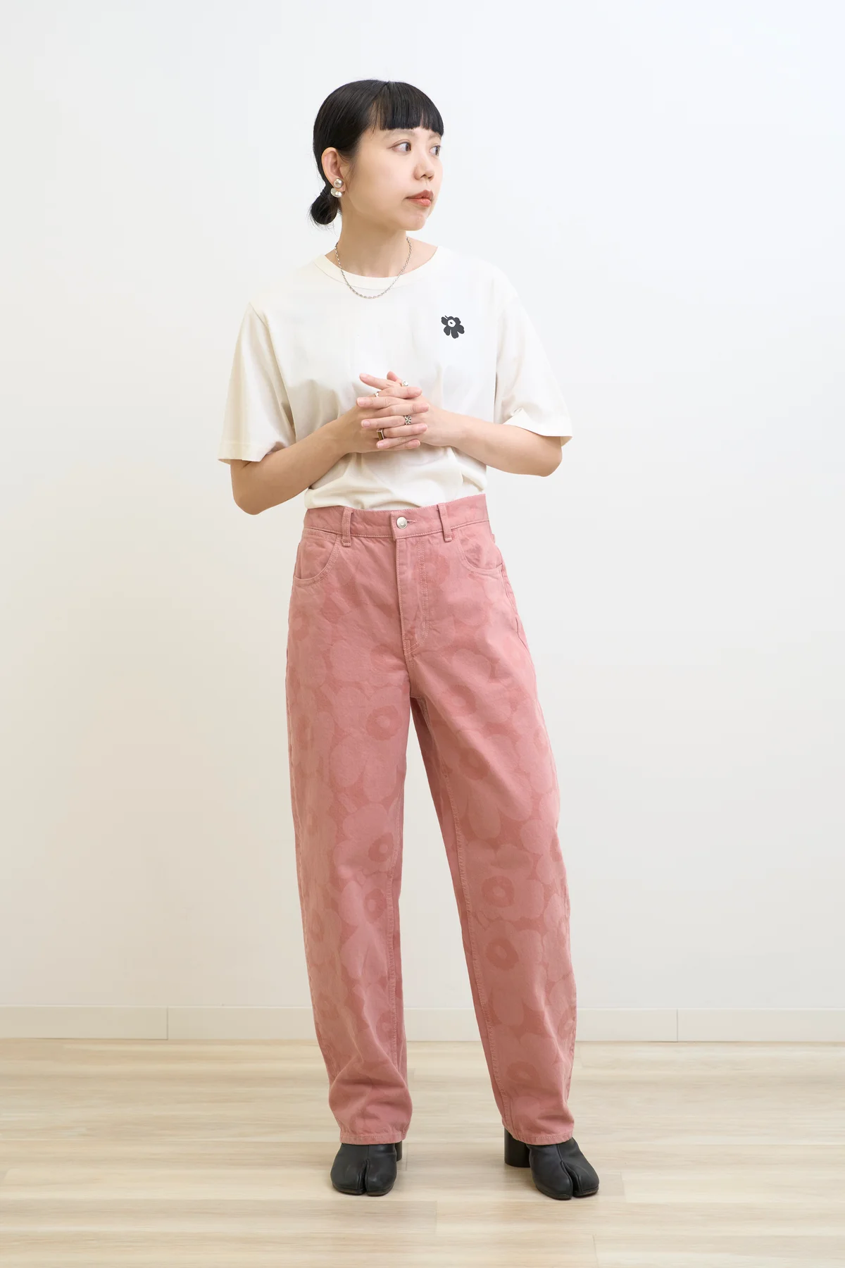 マリメッコのMaridenim Barrel Unikko ジーンズ