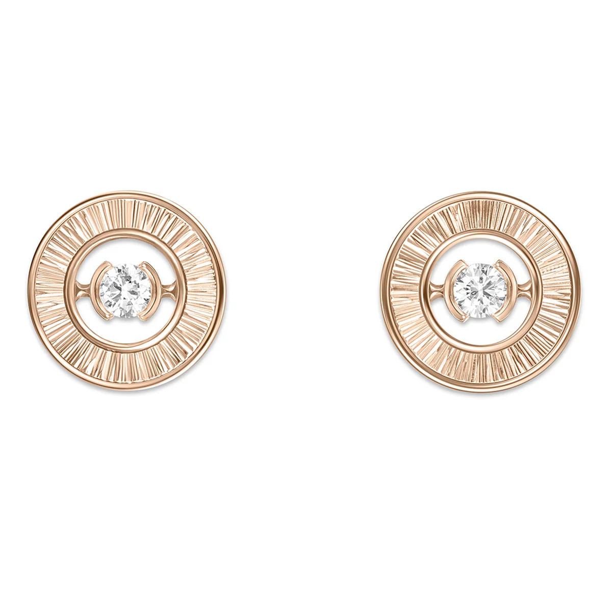 「ポセション」イヤリング〈RG、ダイヤモンド〉¥479,600