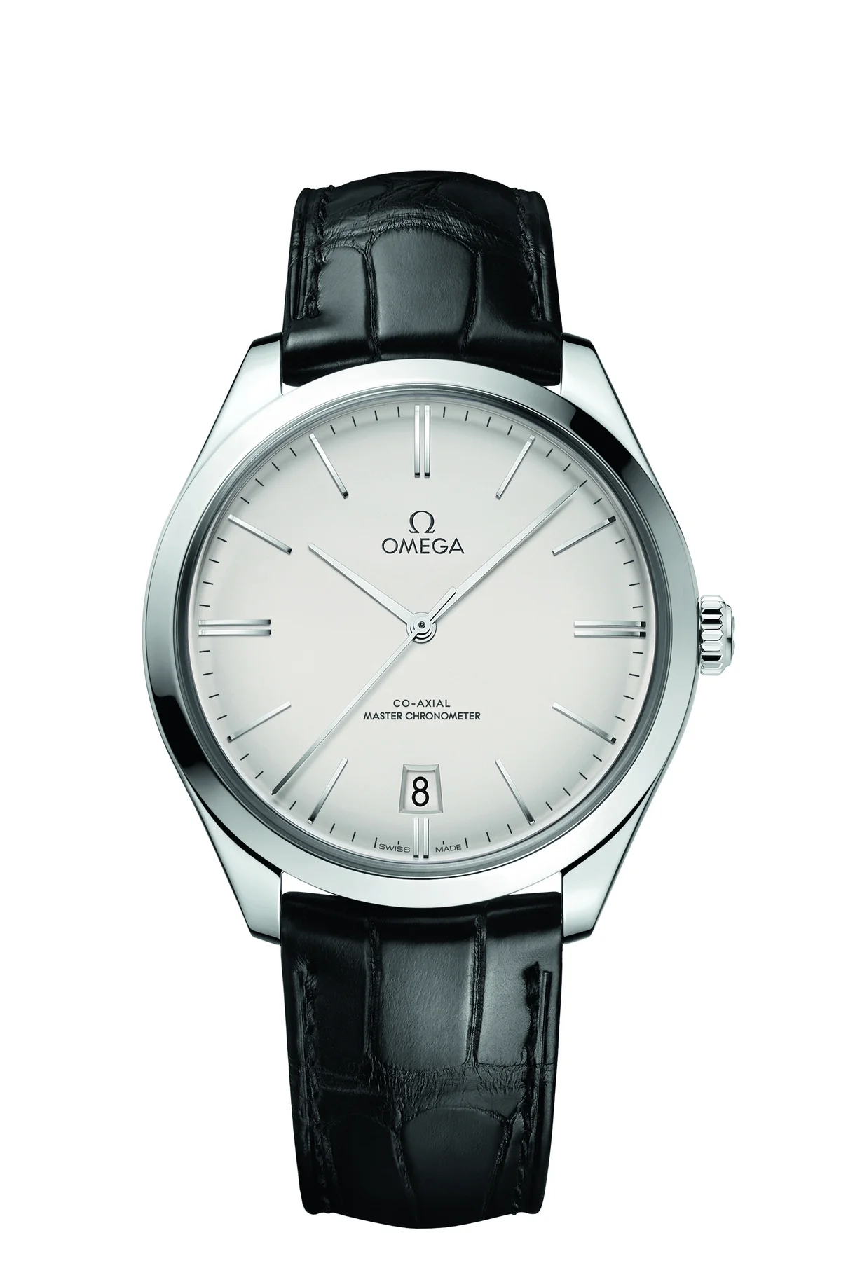 時計「デ・ヴィル トレゾア」〈40mm/SS、手巻き、パワーリザーブ72時間、シースルーケースバック、アリゲーターストラップ〉￥1,120,000