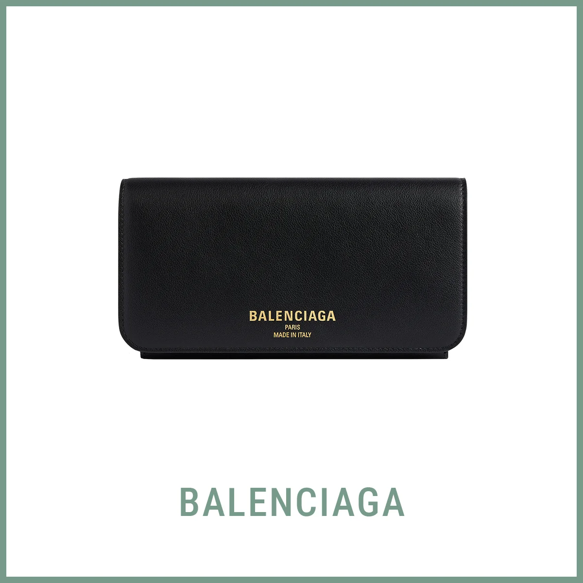 「CASH 2.0 THIN WALLET」〈H10×W19×D1cm〉¥81,400（予定価格）／バレンシアガ クライアントサービス（バレンシアガ）　財布