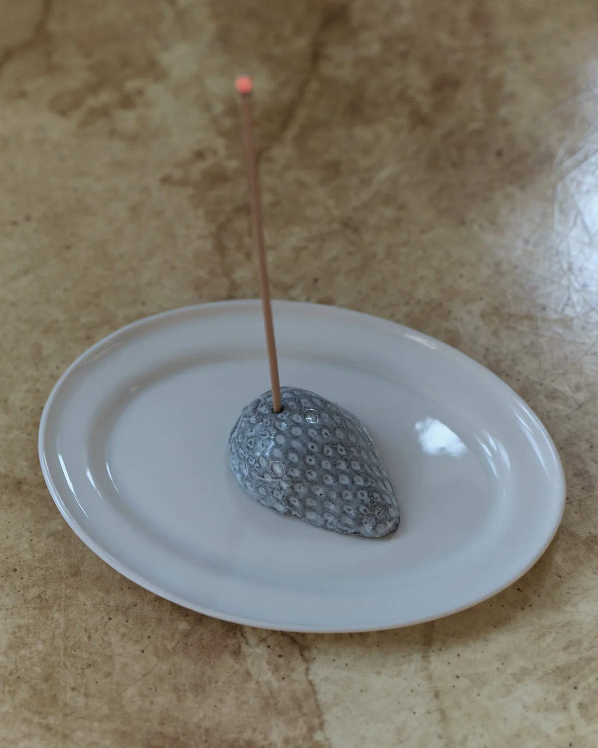 SPURSHOP OJACRAFT オジャクラフト お香たて 別注 眠り猫 いちご