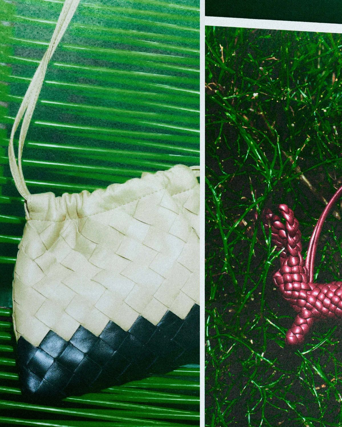 ボッテガ・ヴェネタの2026年春夏コレクションから、日本限定色のダストバッグとラビット チャーム