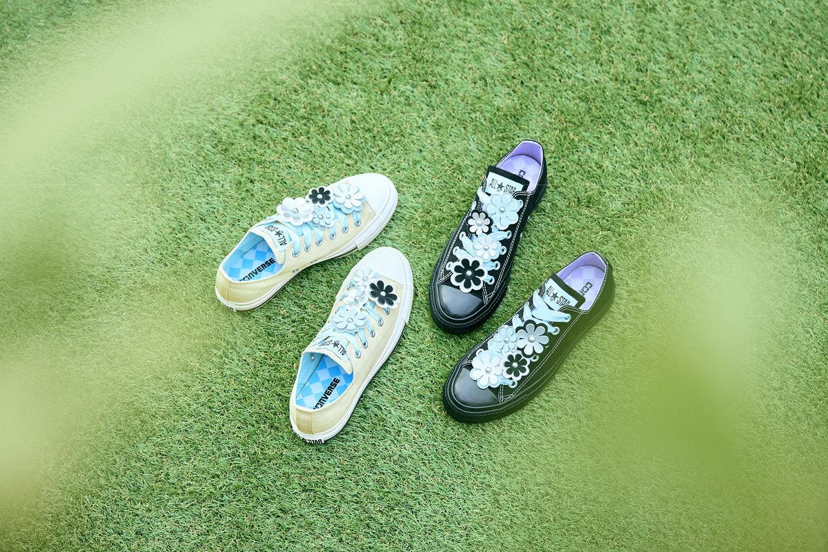 コンバースの2026年春夏新作、オールスター フラワーチャーム OX