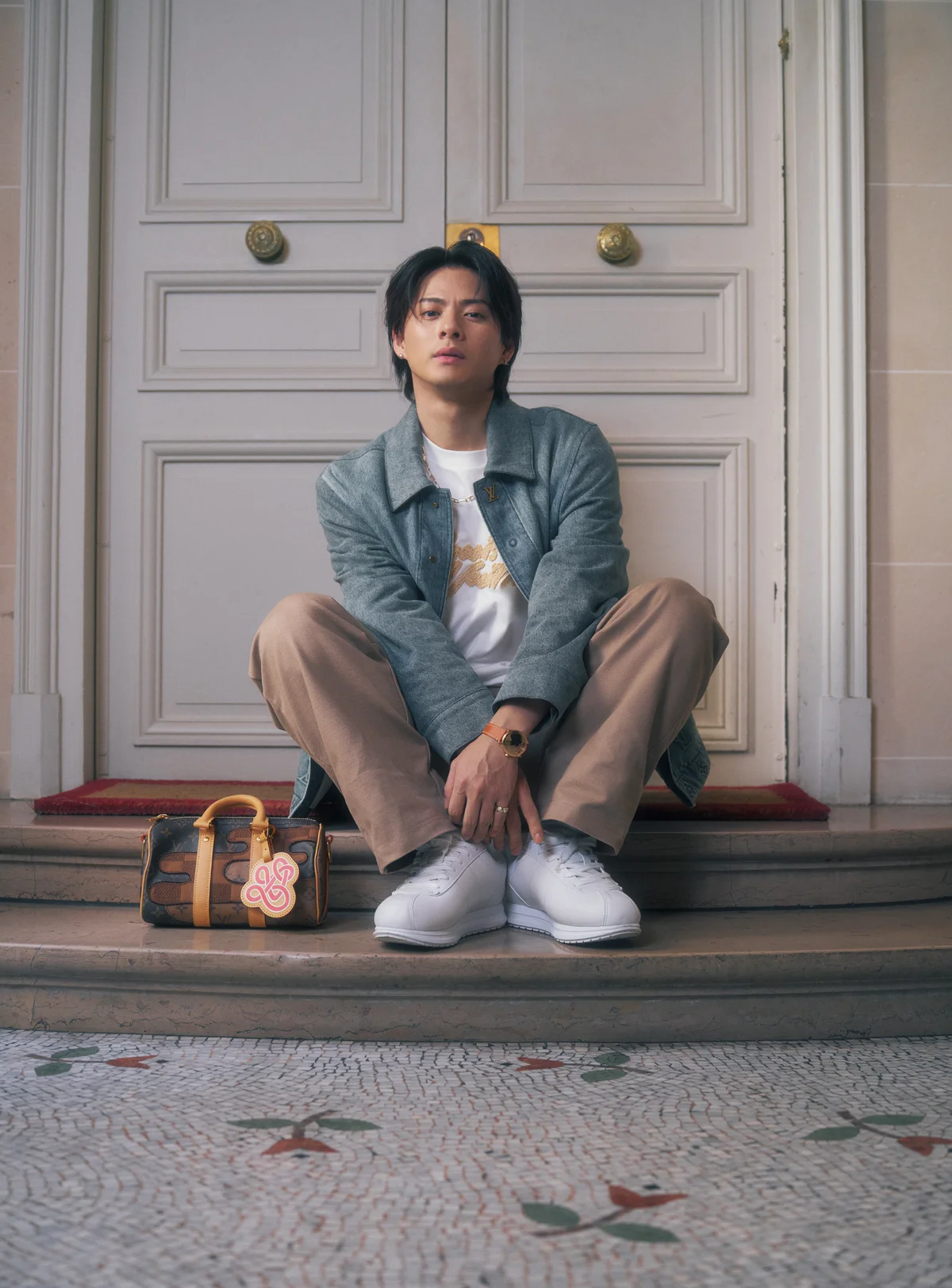 平野紫耀　オフショット　ルイ･ヴィトン　ファッションショー