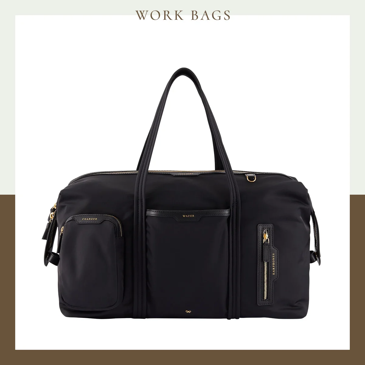 【アニヤ・ハインドマーチ】の横型ハンドバッグ