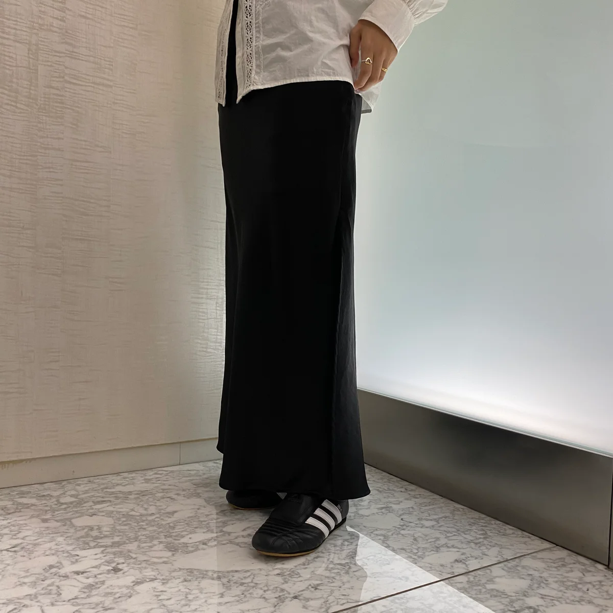 アディダス テコンドーを履いた様子