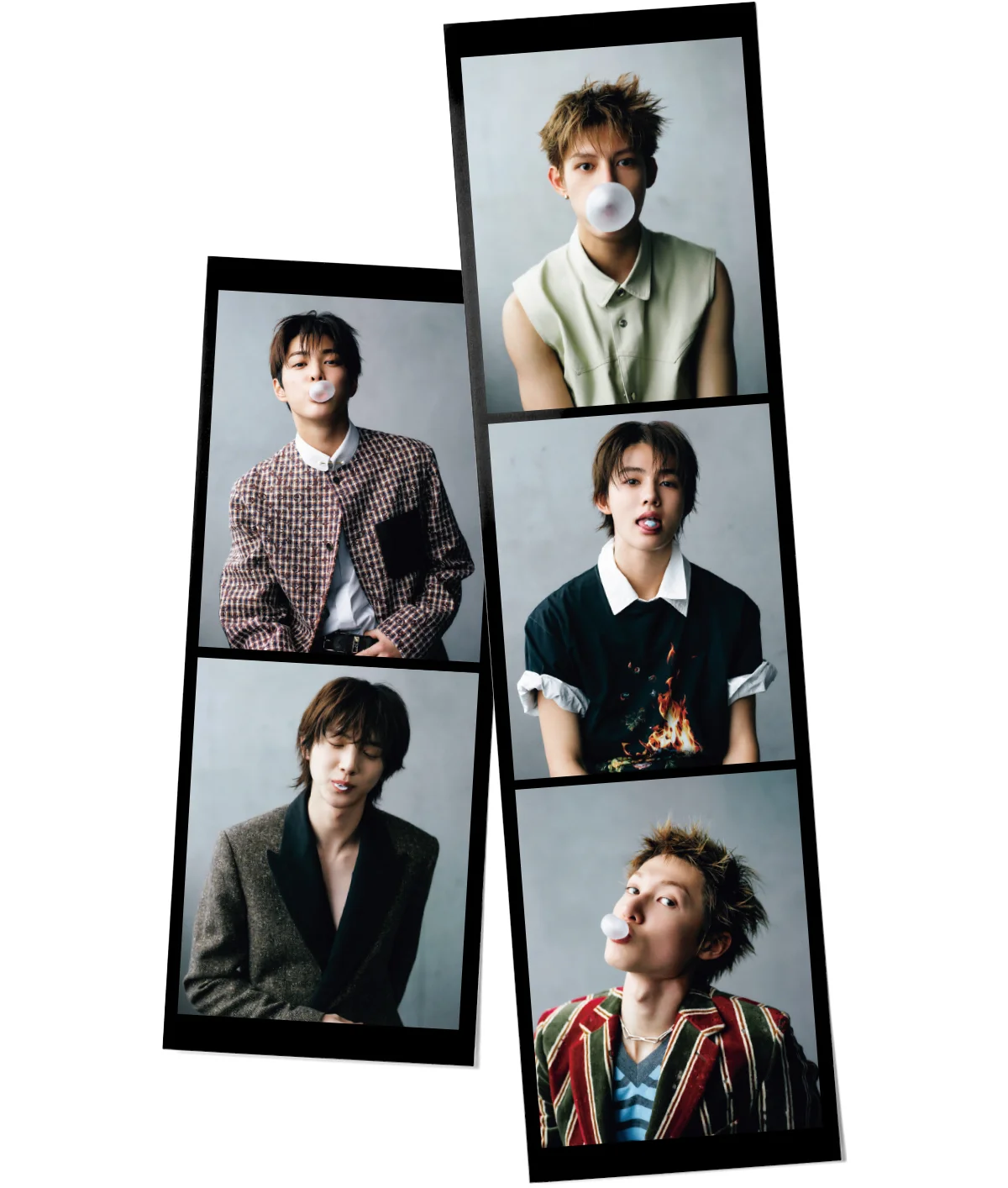 SPUR3月号に登場したCORTISの５人