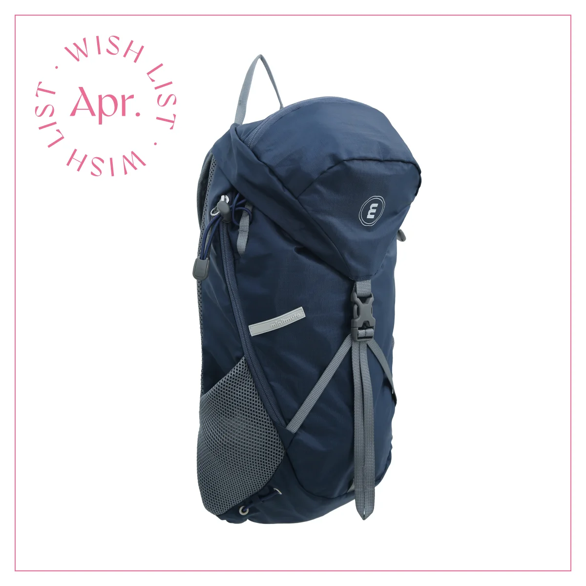 ミニットミュートのsporty bask backpack
