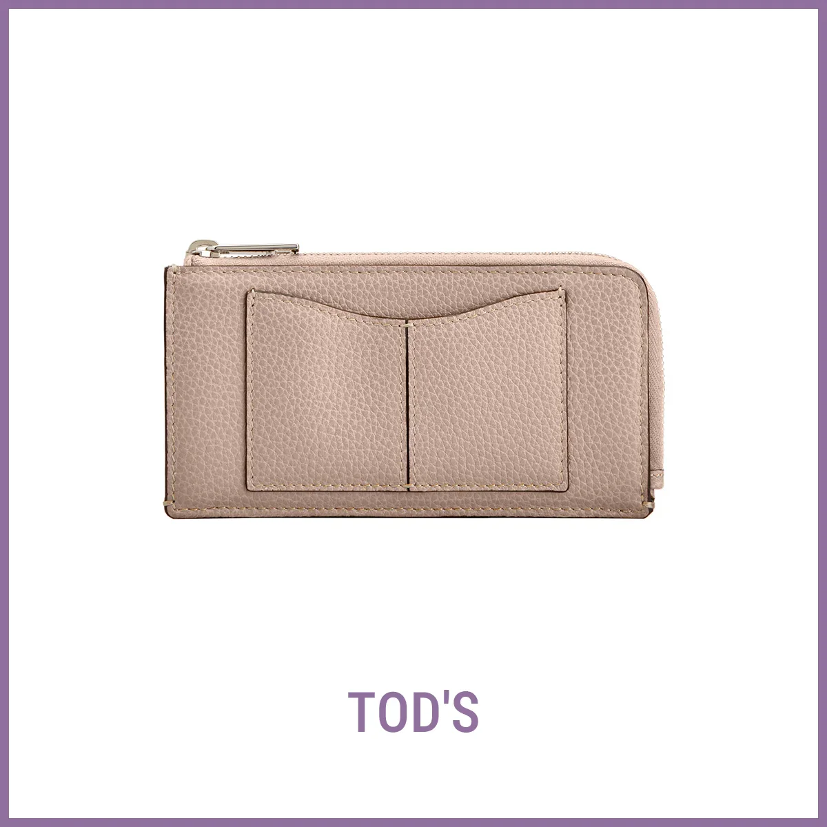 トッズ　レザー カードケース　財布〈H8.5×W15×D1.5cm〉￥69,300