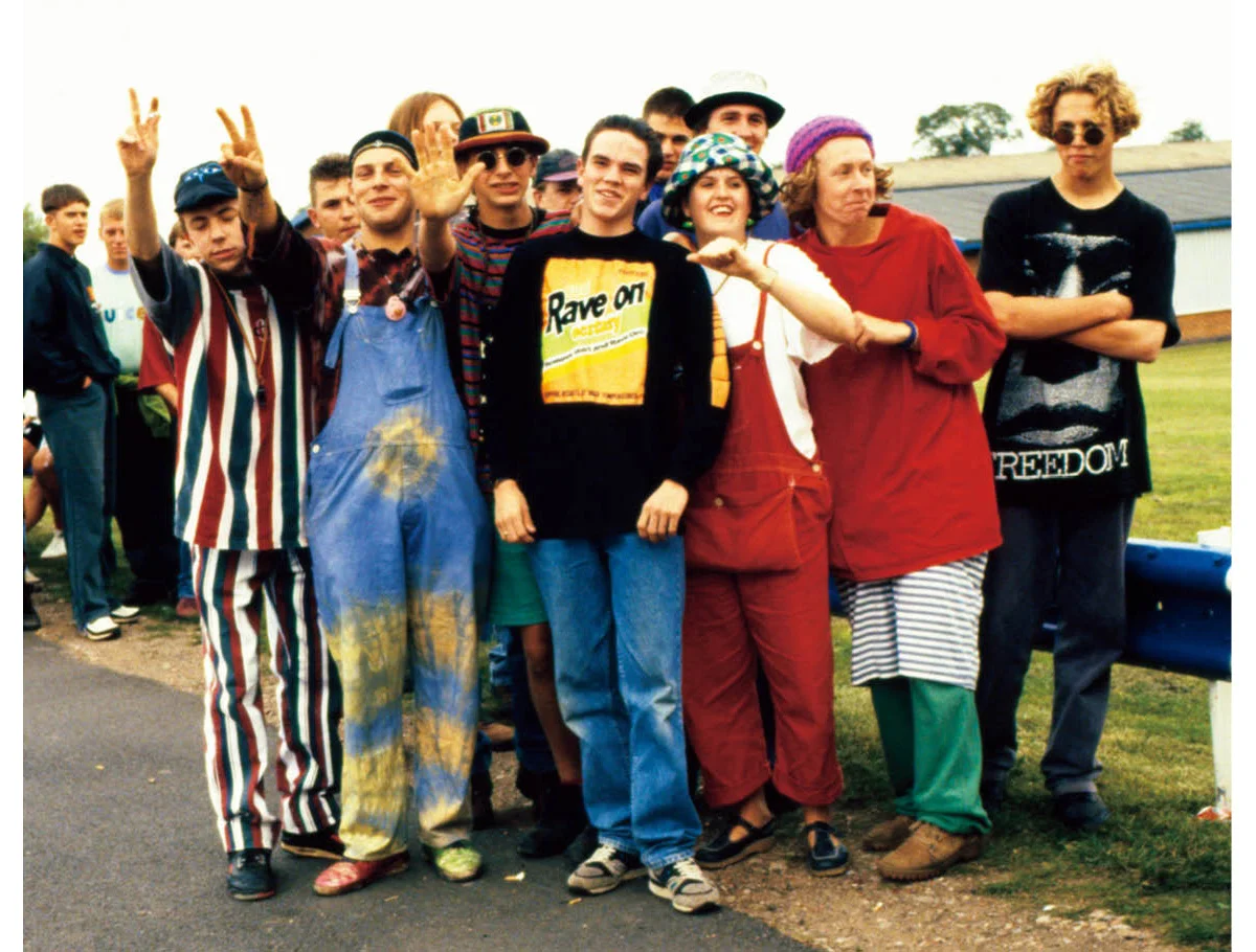 レスターシャーで開かれた野外レイヴ・イベント