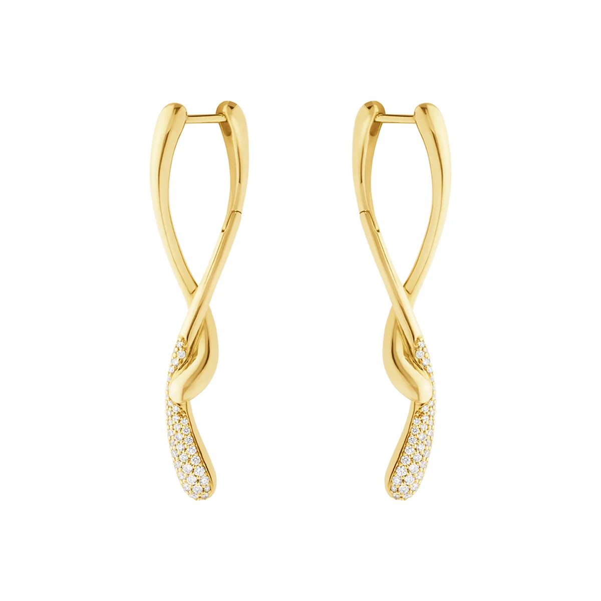 「マーシー」ピアス〈18KYG、ダイヤモンド〉¥770,000