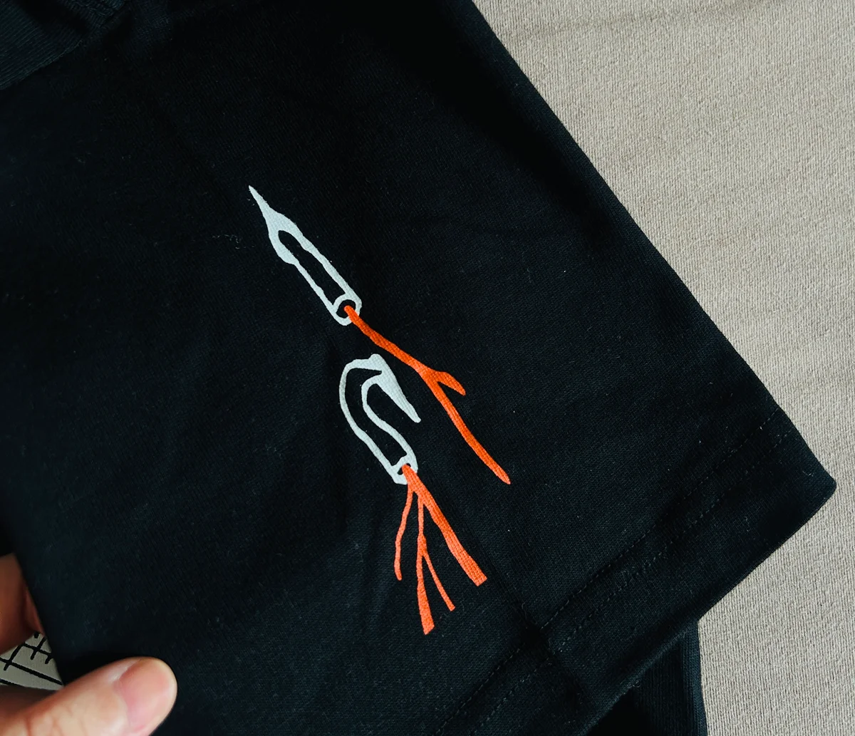 マンガ家・つげ義春のいるところ展Tシャツ左腕