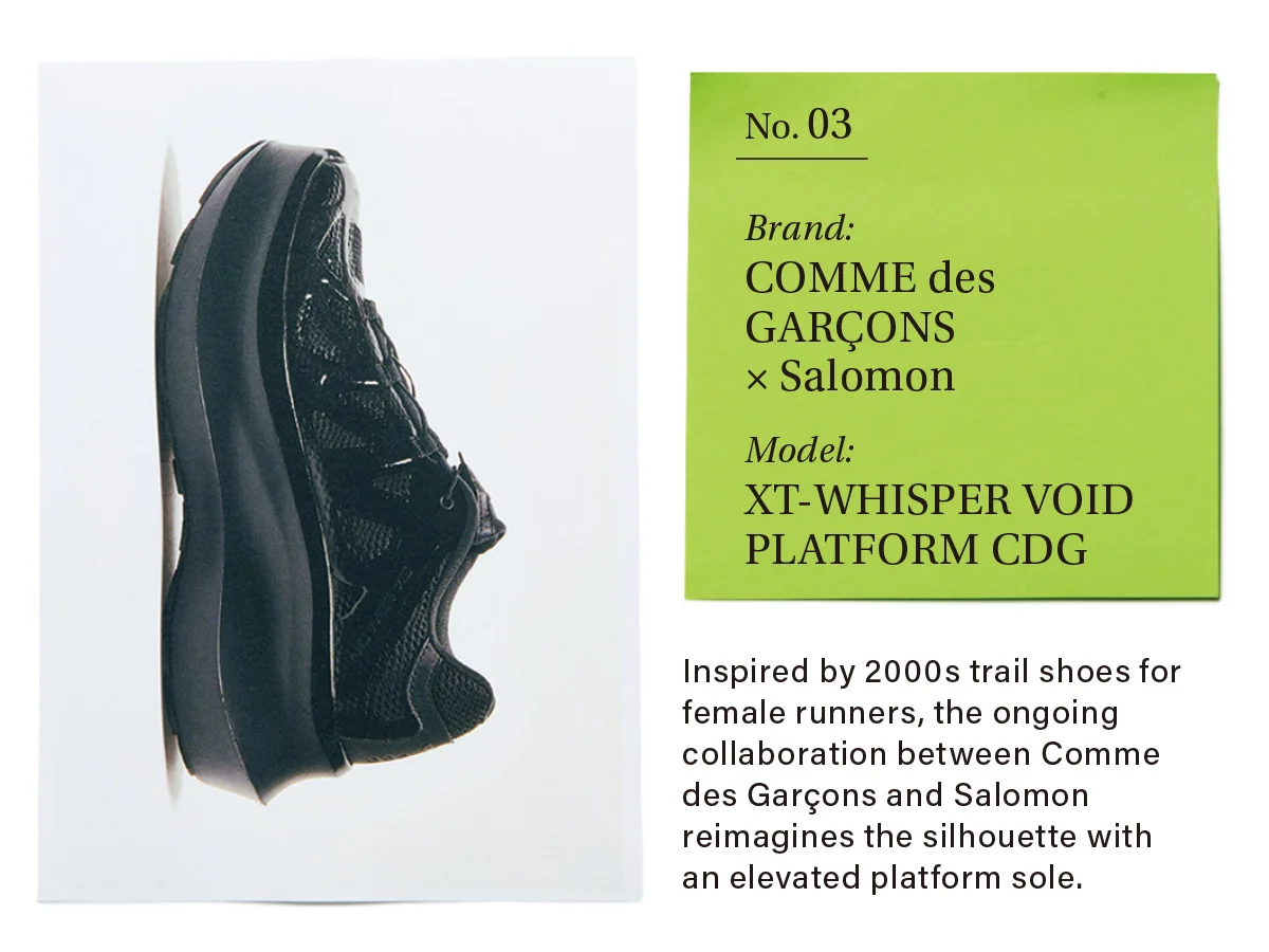 COMME des GARÇONS × SalomonのXT-WHISPER VOID PLATFORM CDG