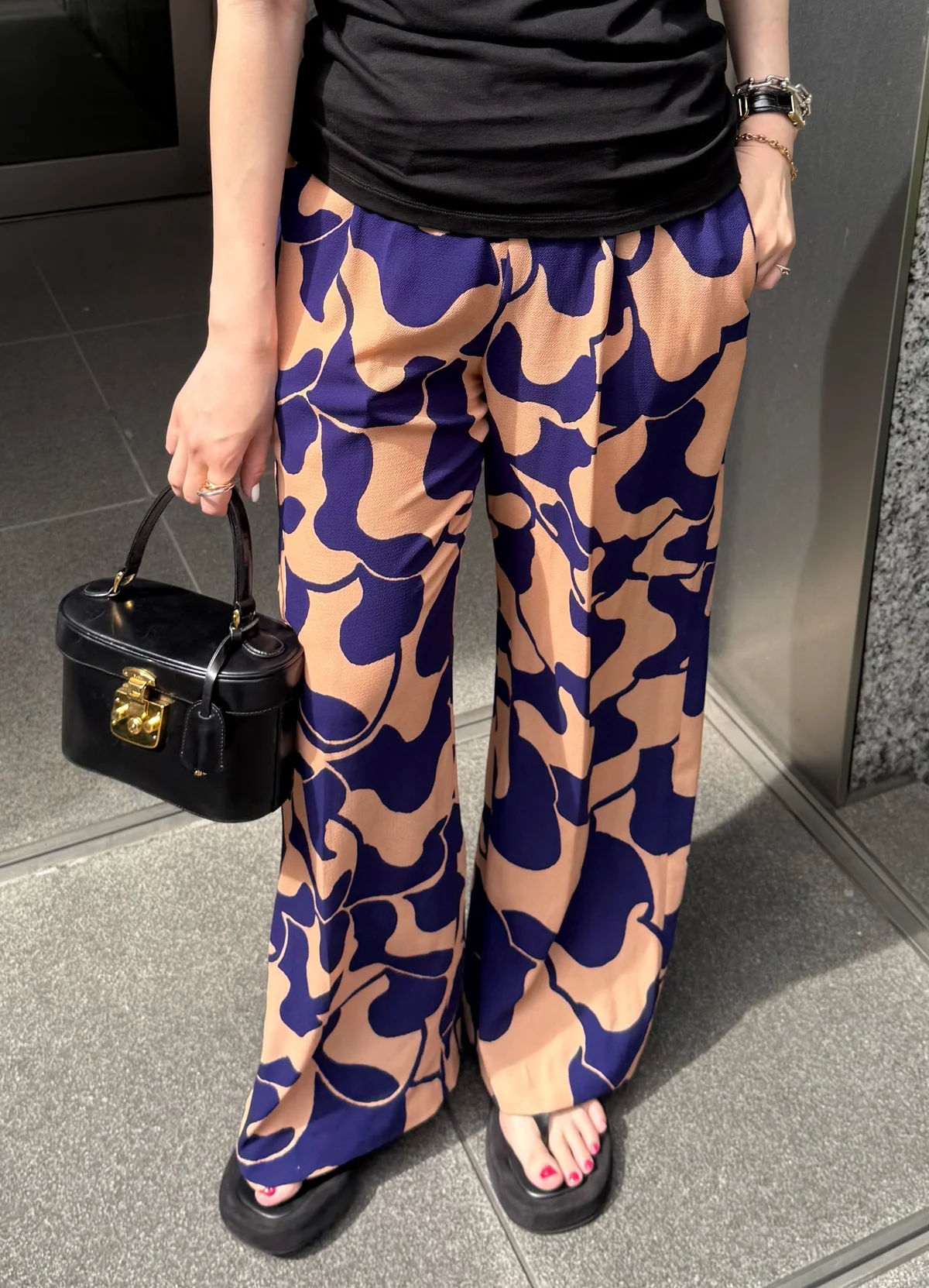 セルフスナップ　リラックスパンツ　ドリス ヴァン ノッテン　DRIES VAN NOTEN