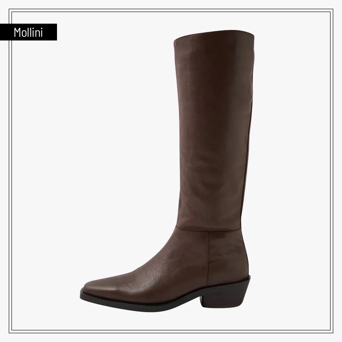 2025年秋冬新作おすすめ人気ロングブーツ モリーニ 「FEIDEL-MO」〈ヒール4.6cm〉¥51,700